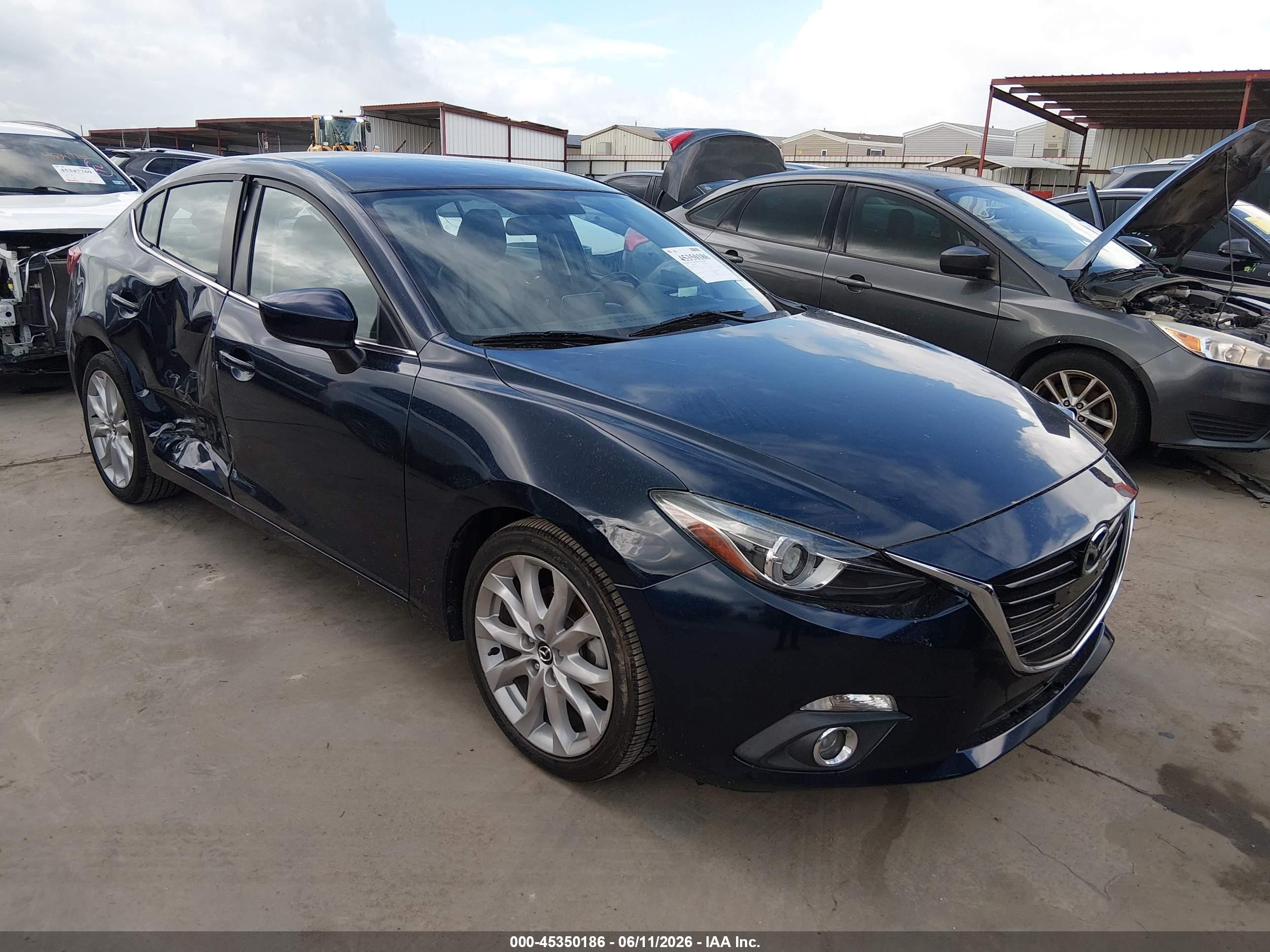 2014 Mazda Mazda3 S Touring Синий vin: JM1BM1V38E1168265