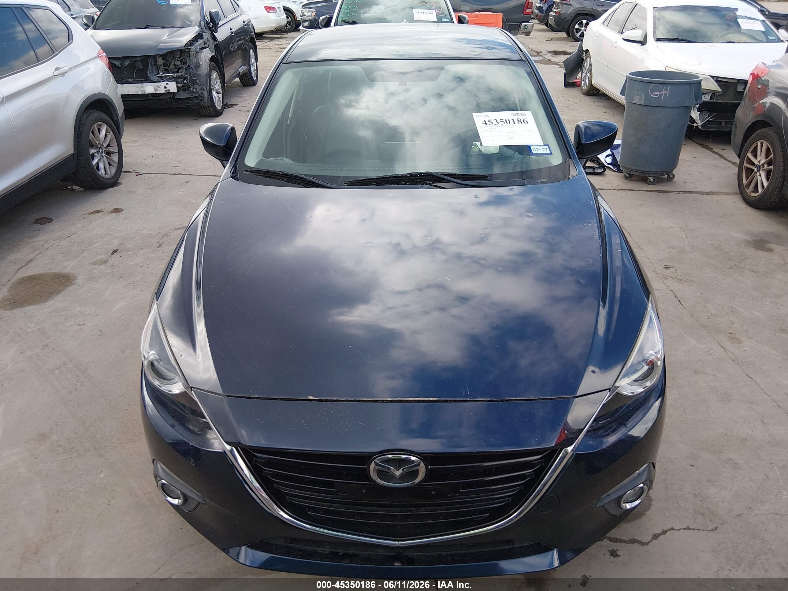 2014 Mazda Mazda3 S Touring Синий vin: JM1BM1V38E1168265