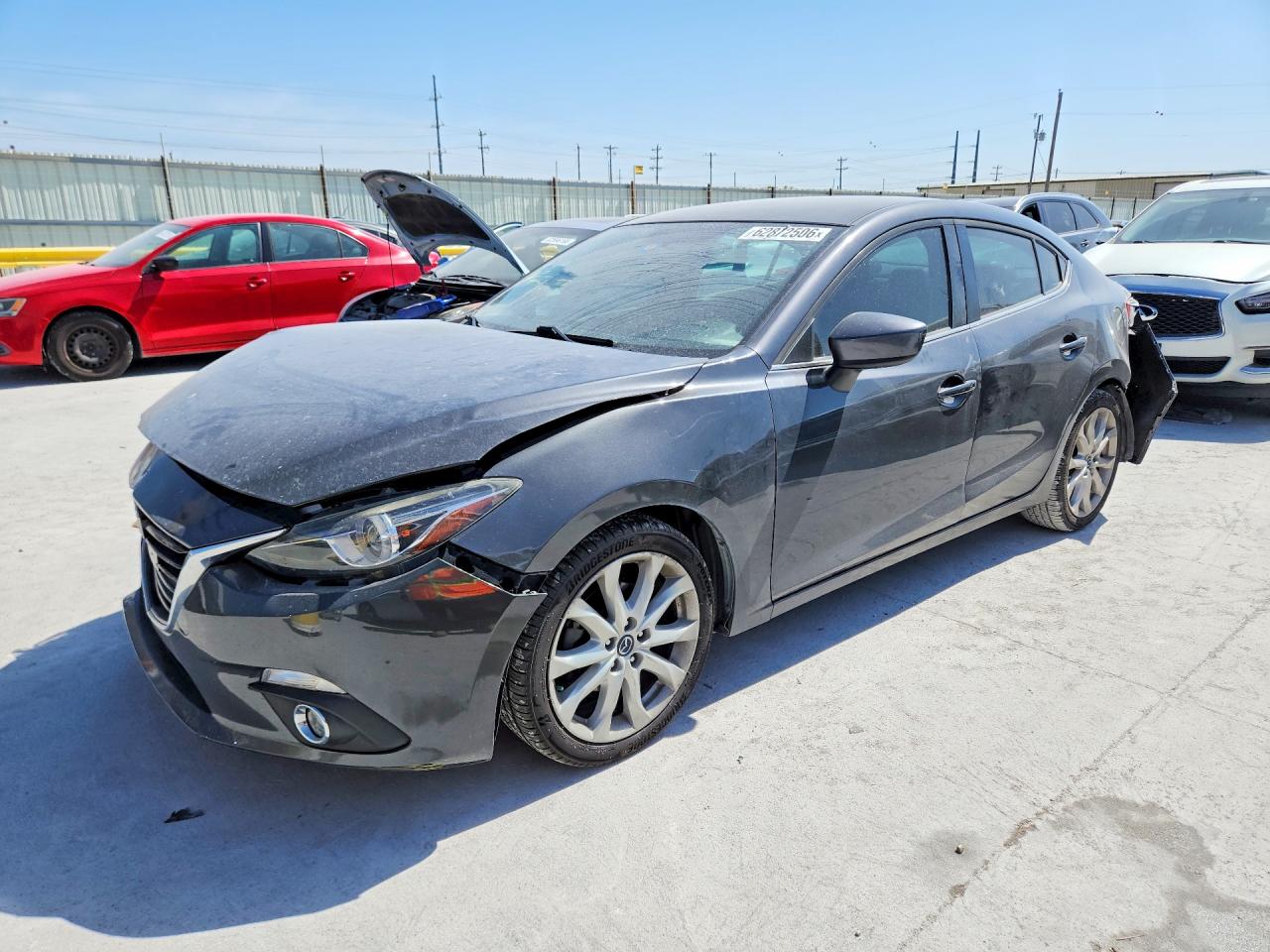 2014 Mazda 3 Touring Gray vin: JM1BM1V3XE1187917