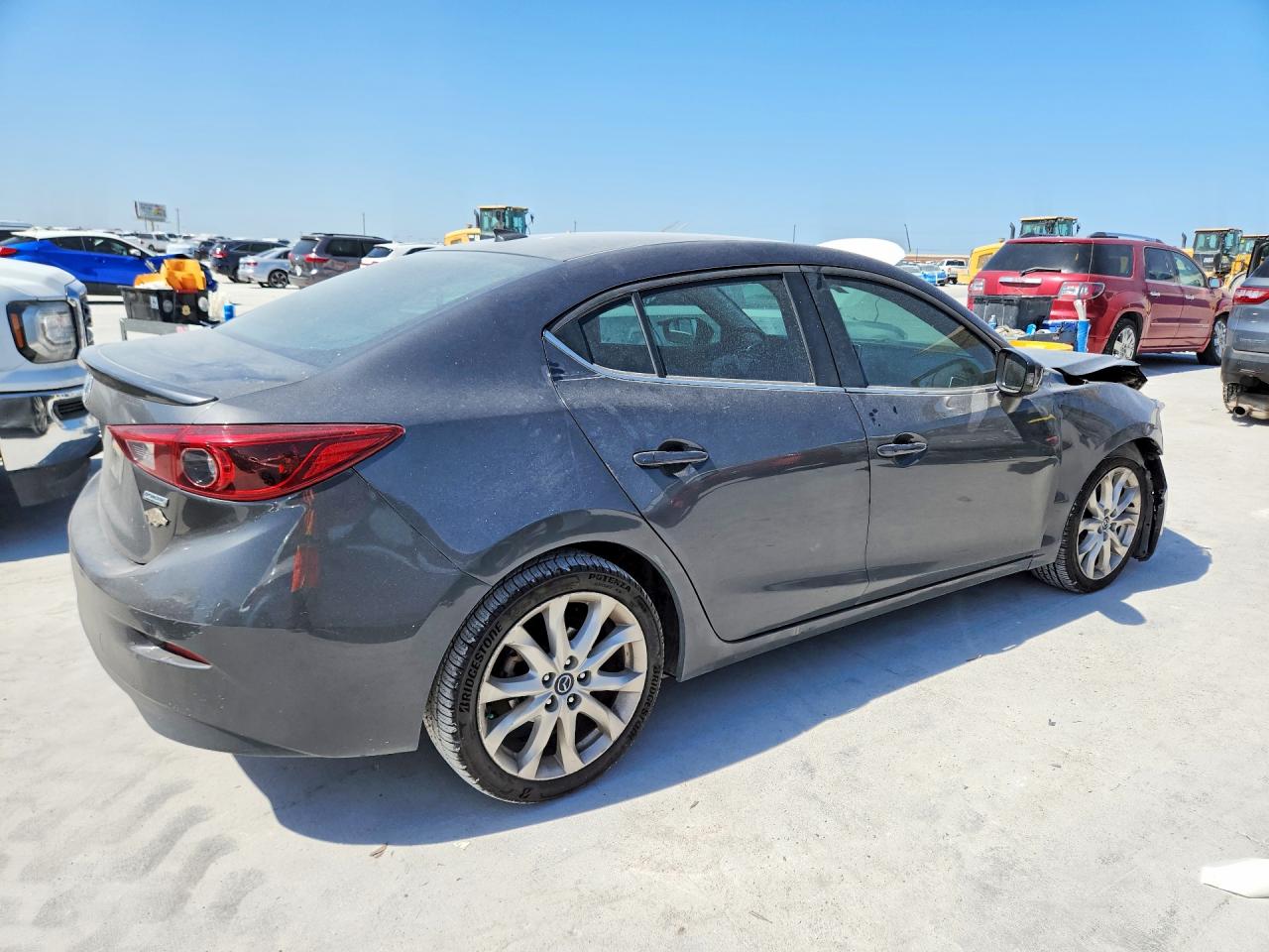2014 Mazda 3 Touring Gray vin: JM1BM1V3XE1187917