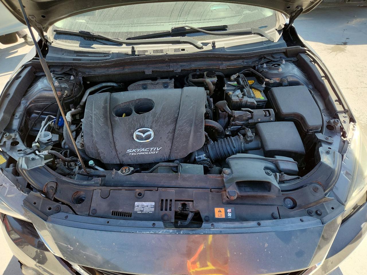 2014 Mazda 3 Touring Gray vin: JM1BM1V3XE1187917