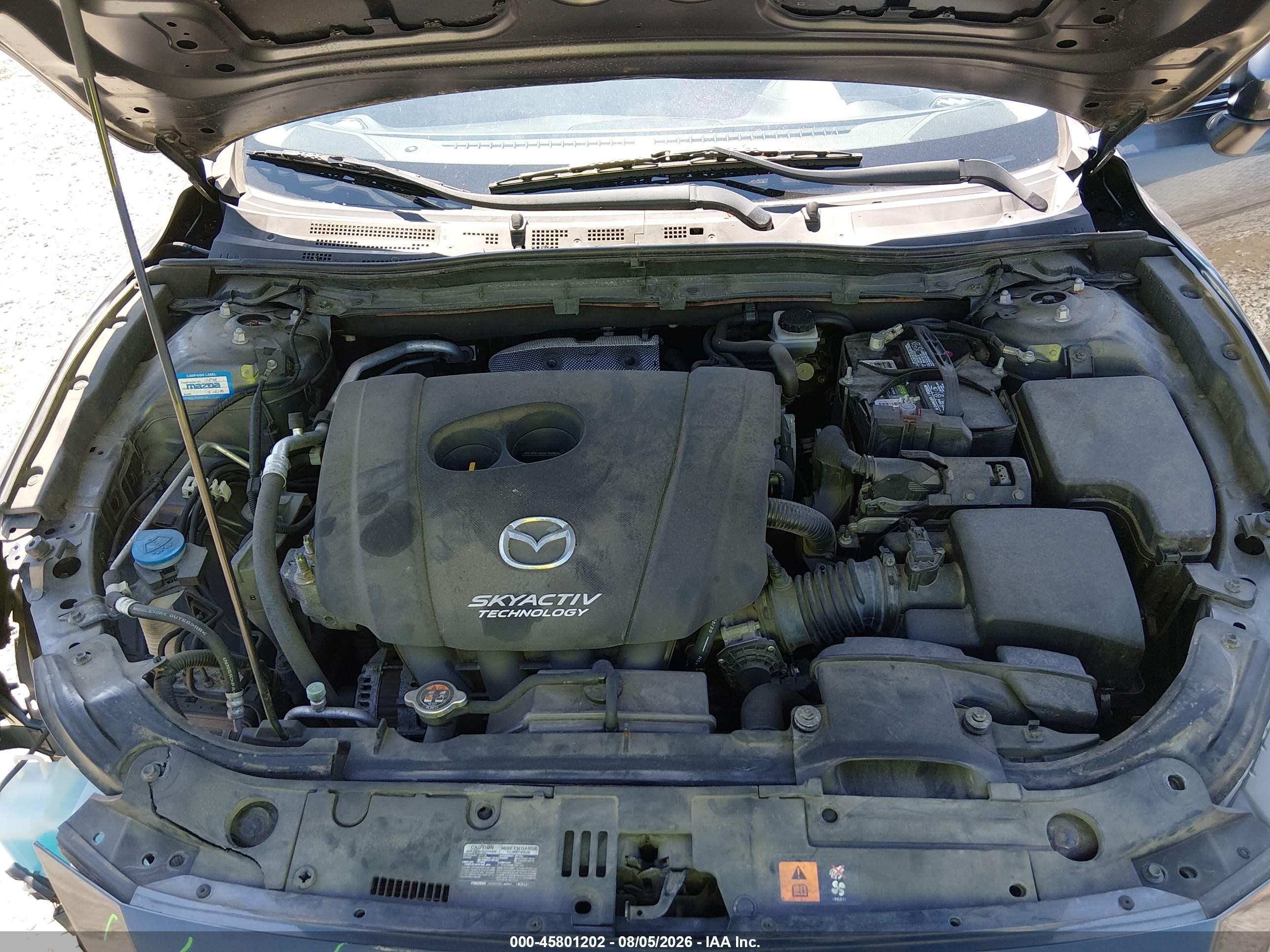 2014 Mazda Mazda3 I Touring Серый vin: JM1BM1V70E1107365