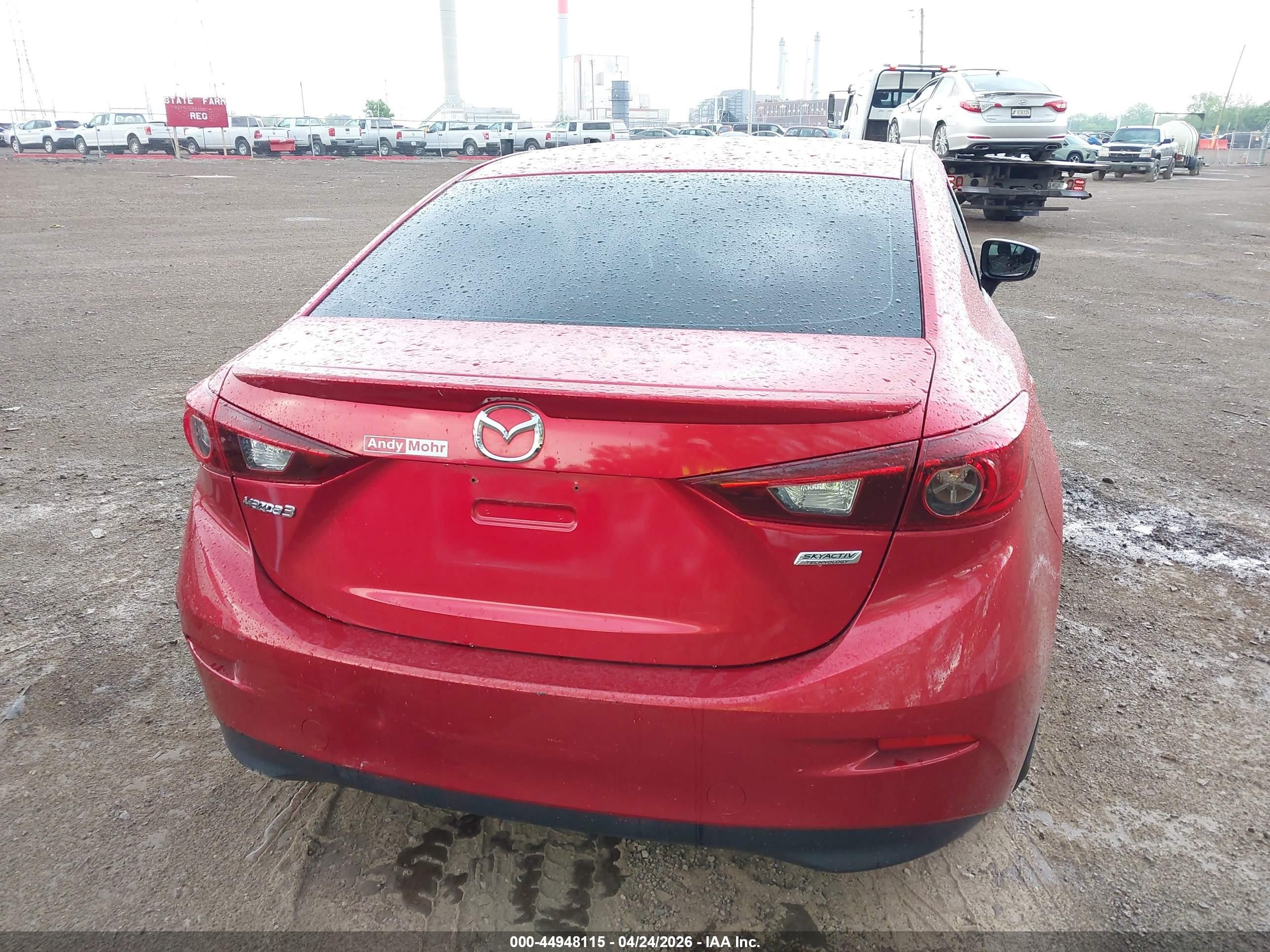 2014 Mazda Mazda3 I Touring Red vin: JM1BM1V70E1123677