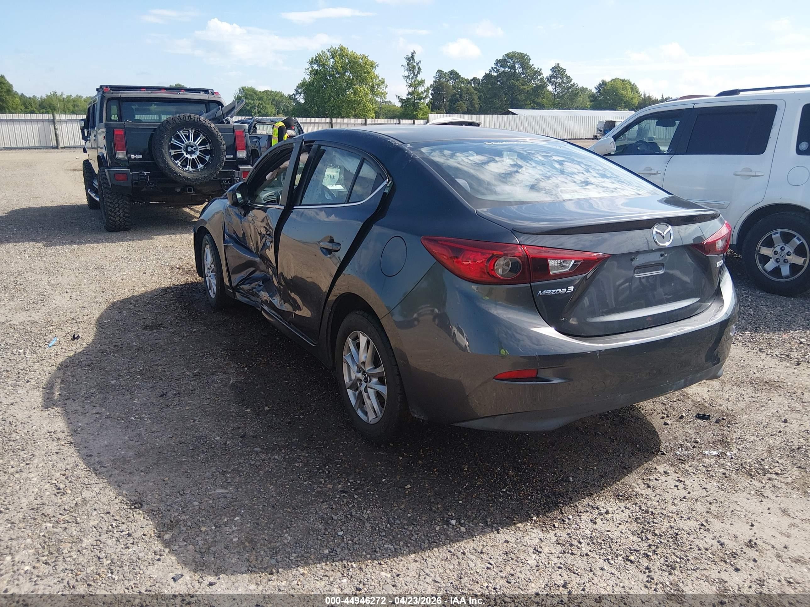 2014 Mazda Mazda3 I Touring Gray vin: JM1BM1V70E1212147