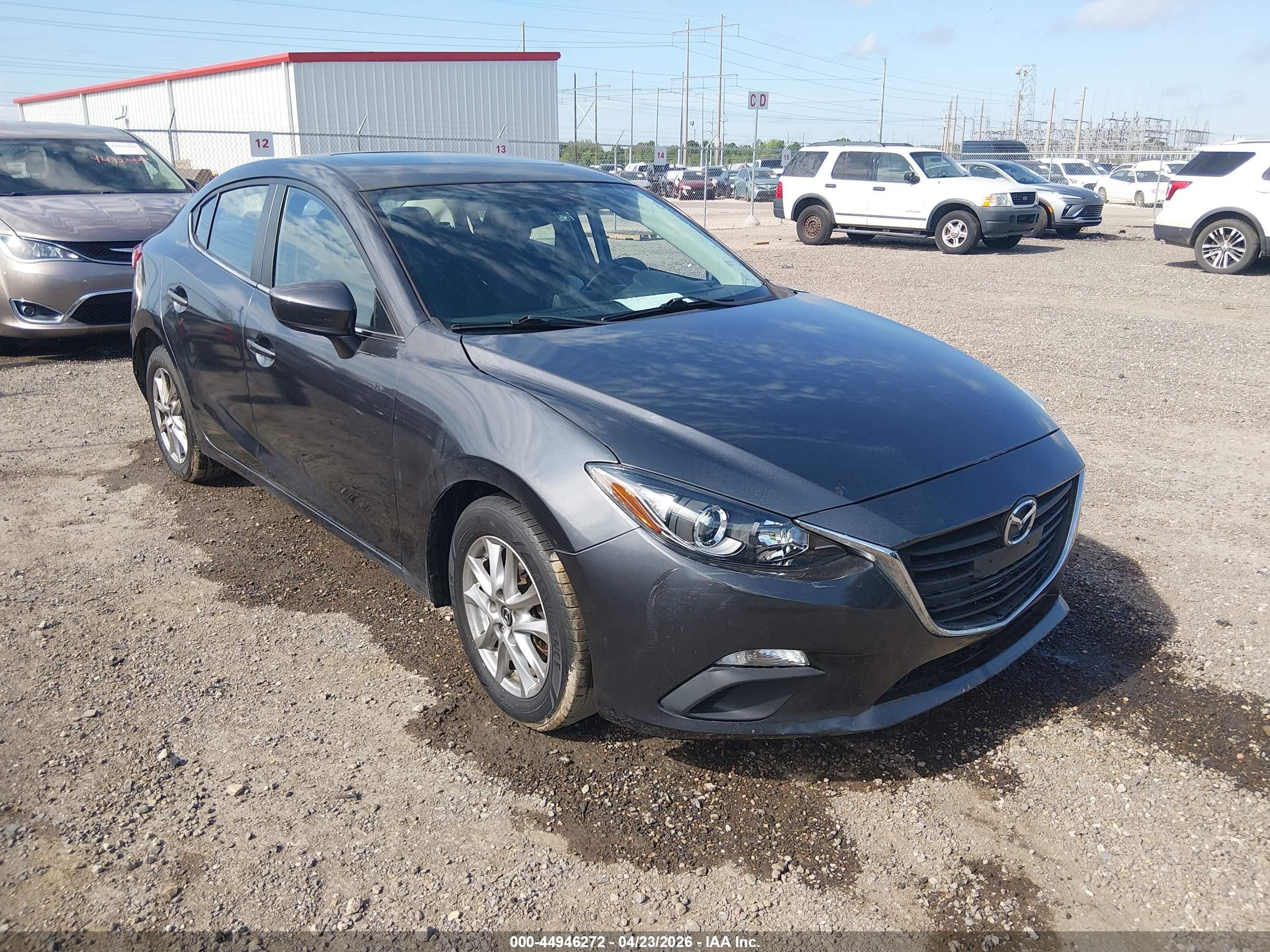 2014 Mazda Mazda3 I Touring Gray vin: JM1BM1V70E1212147