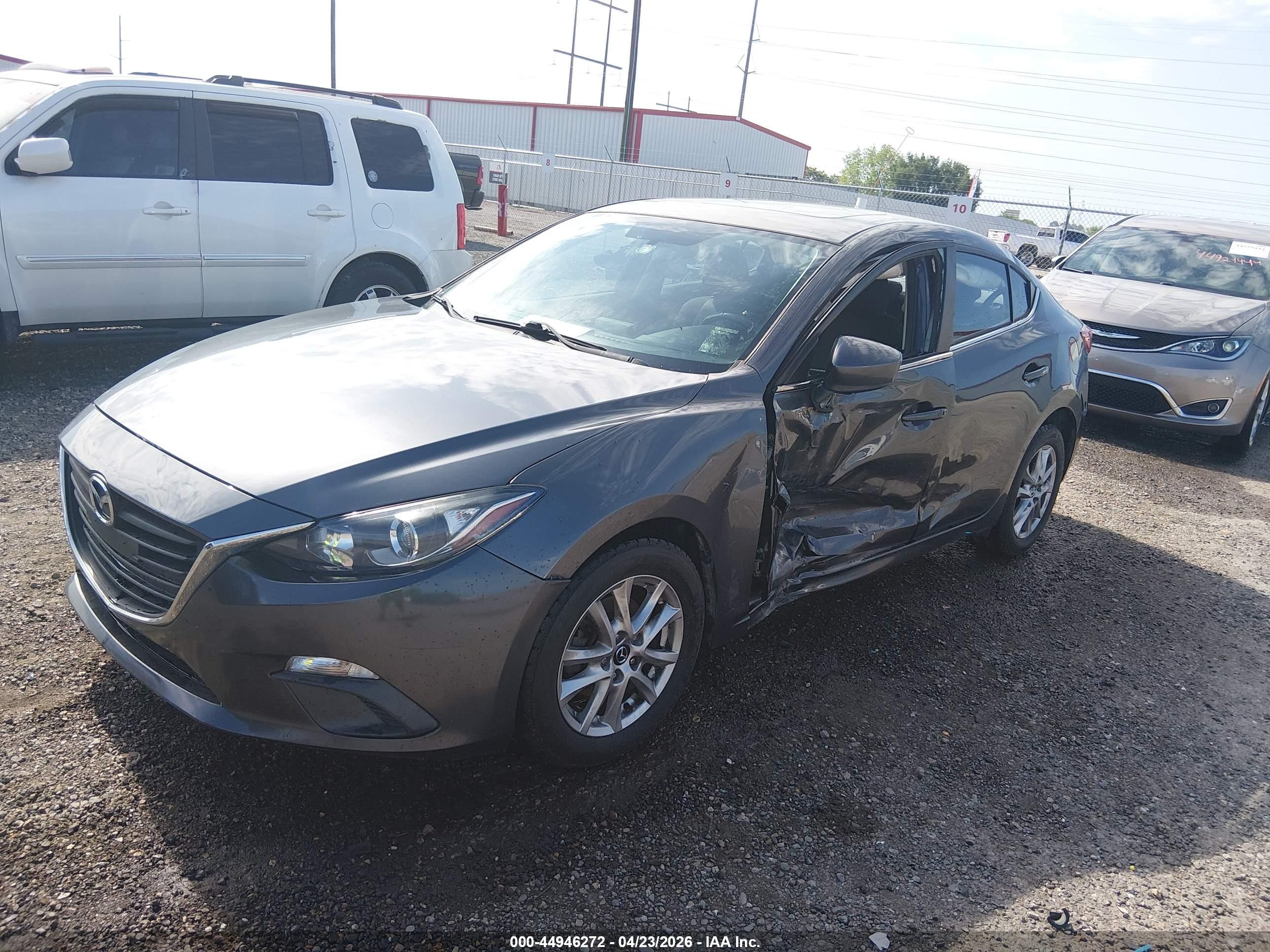 2014 Mazda Mazda3 I Touring Gray vin: JM1BM1V70E1212147
