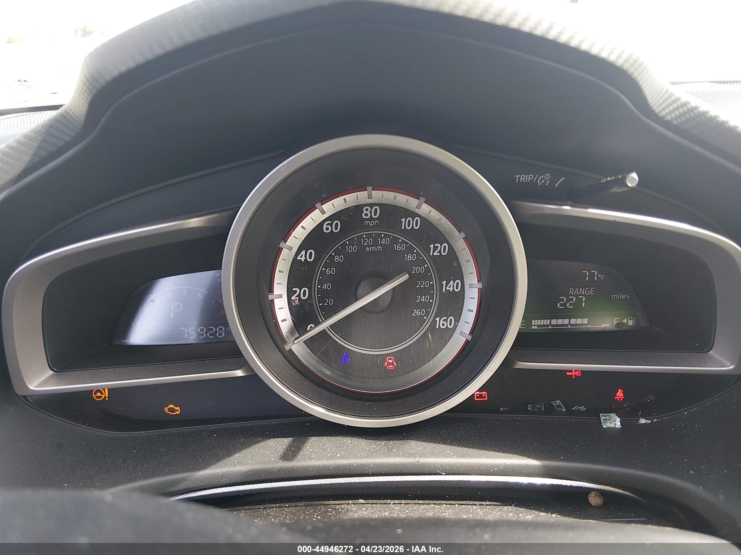 2014 Mazda Mazda3 I Touring Gray vin: JM1BM1V70E1212147