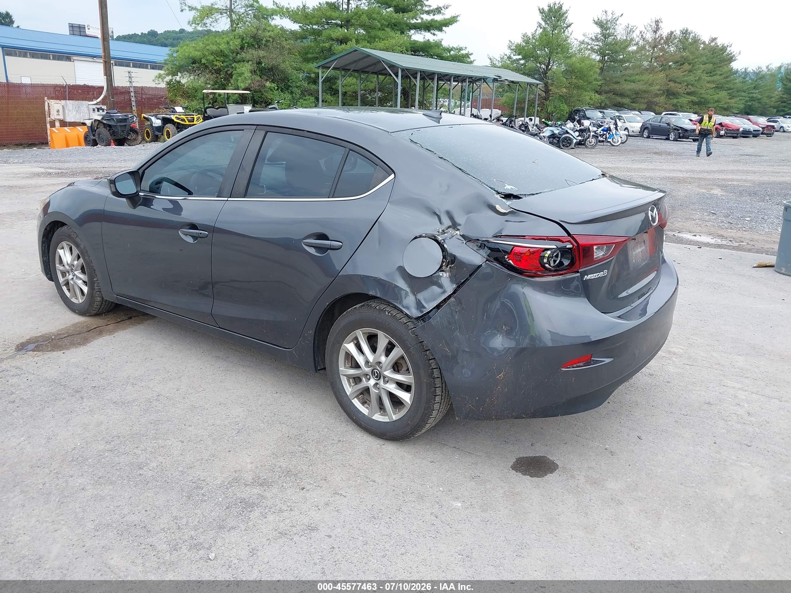 2015 Mazda Mazda3 I Touring Black vin: JM1BM1V70F1263973
