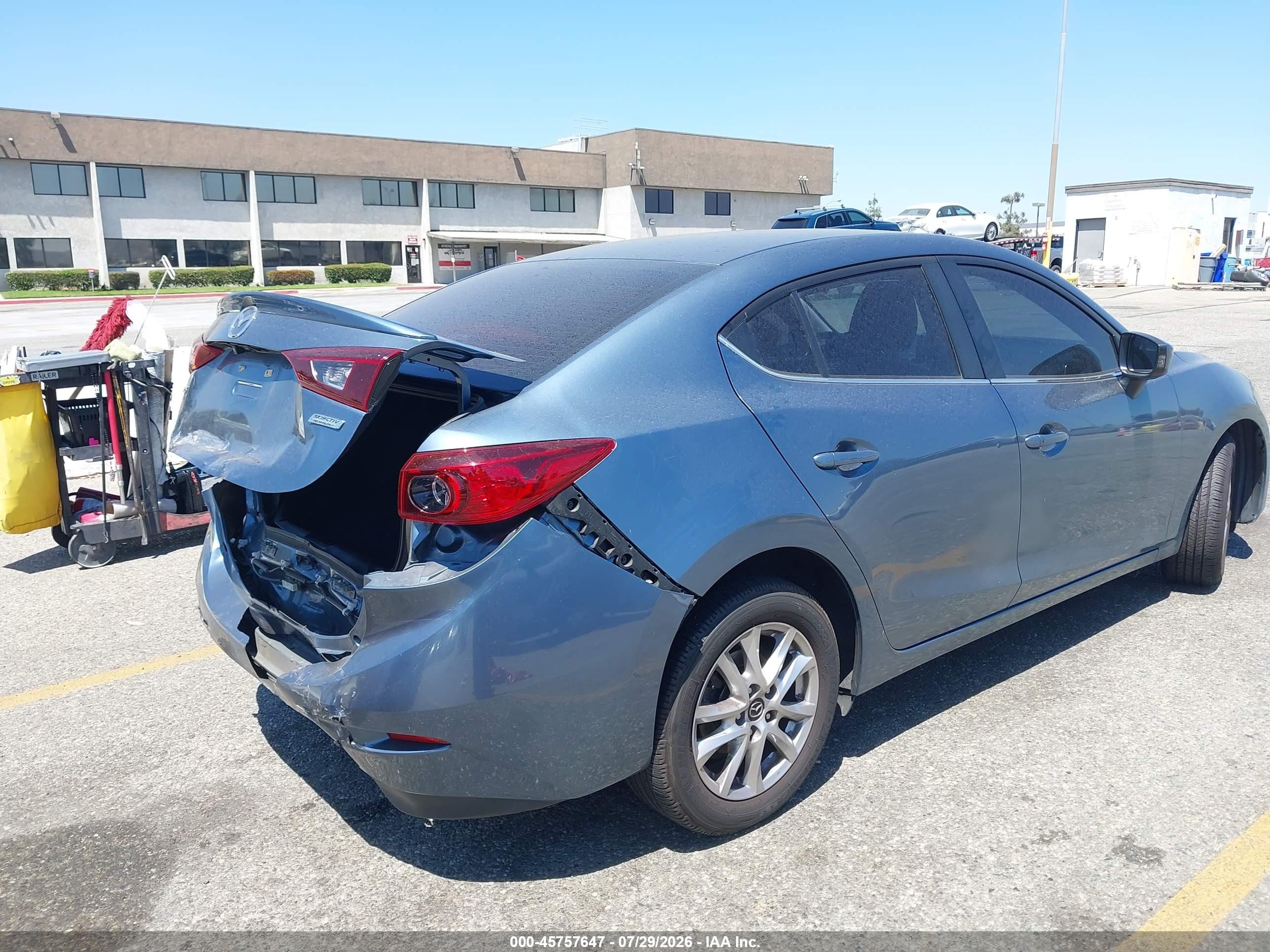 2015 Mazda Mazda3 I Touring Gray vin: JM1BM1V70F1269496