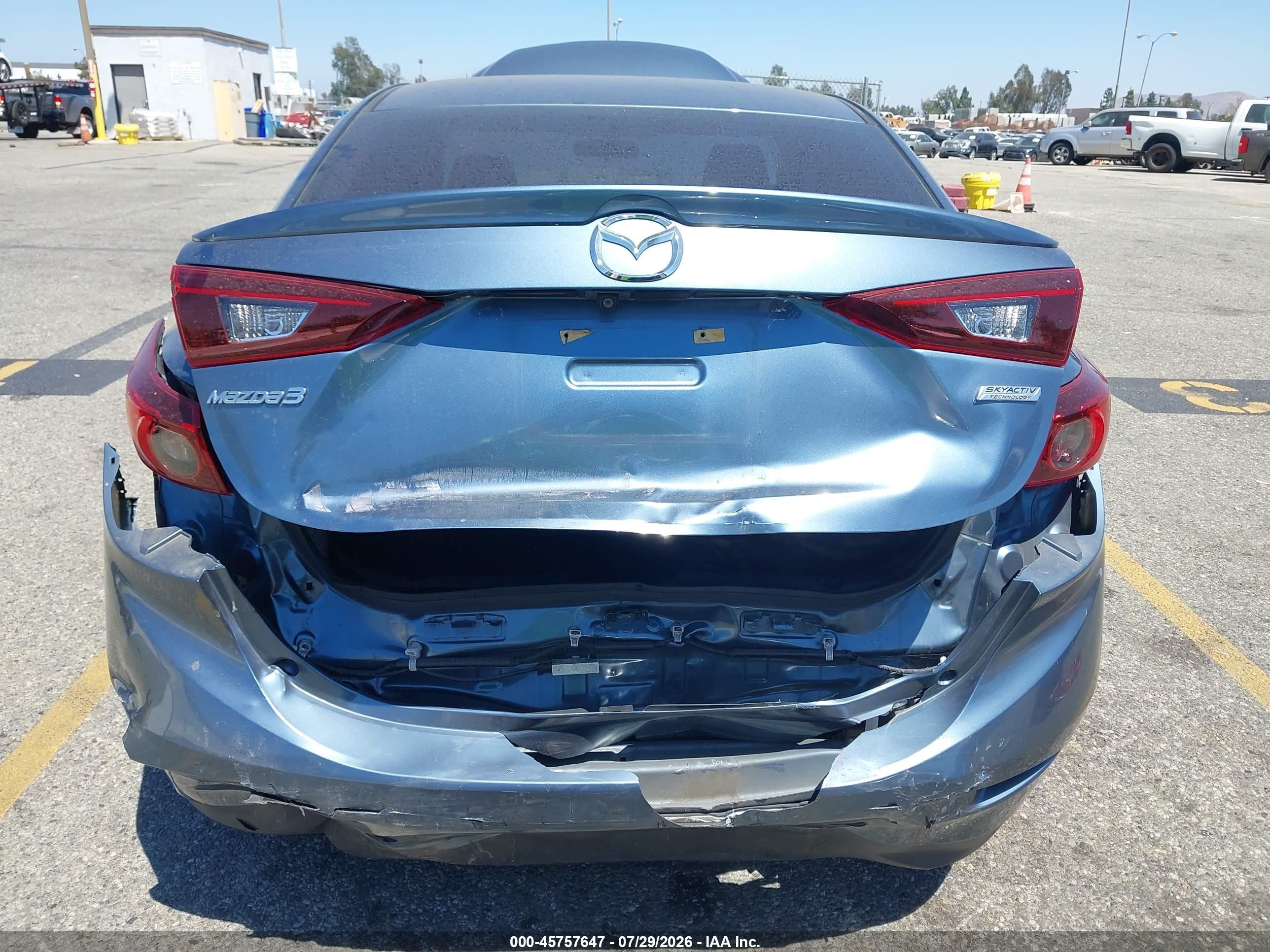 2015 Mazda Mazda3 I Touring Gray vin: JM1BM1V70F1269496