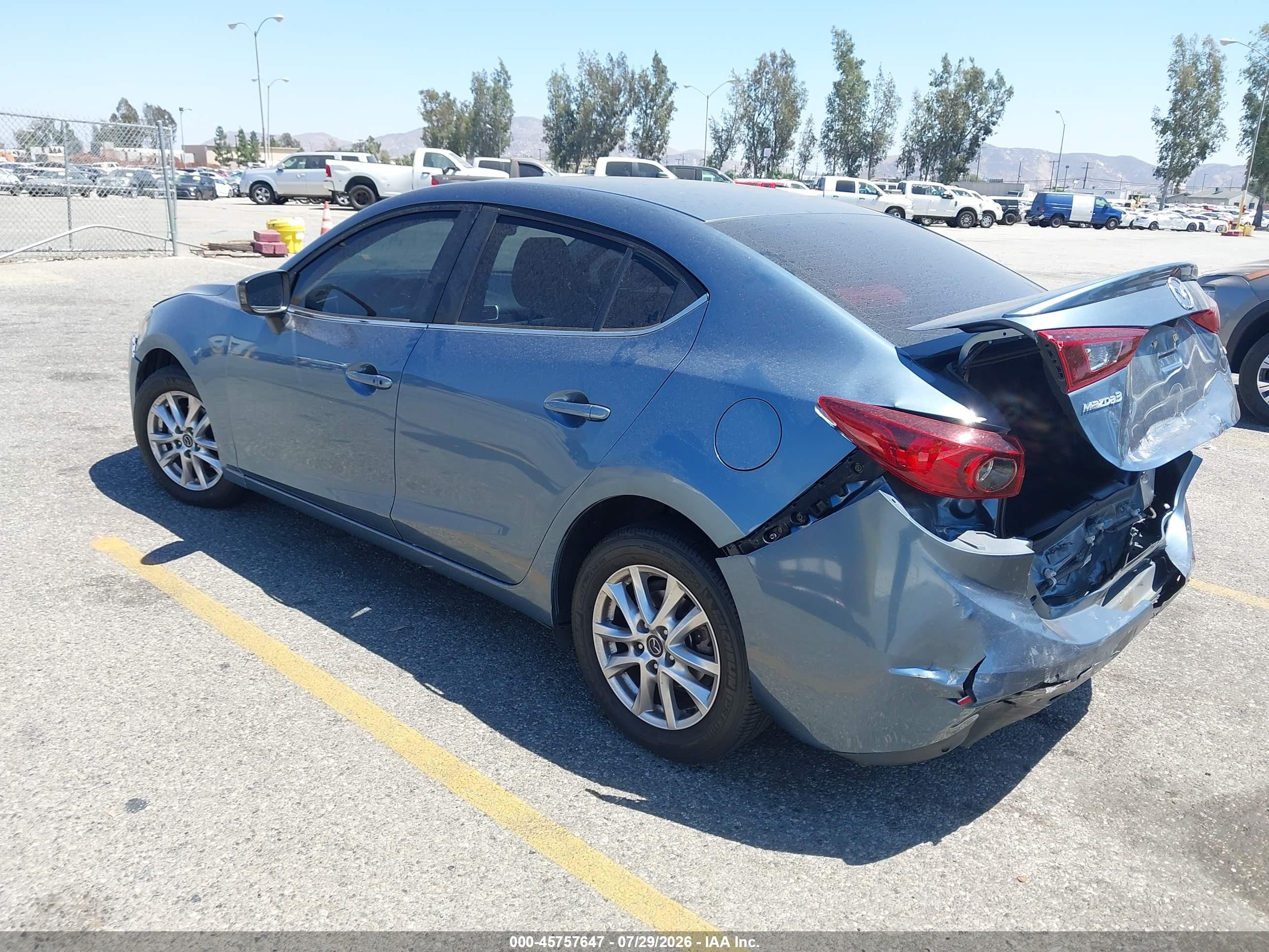 2015 Mazda Mazda3 I Touring Gray vin: JM1BM1V70F1269496