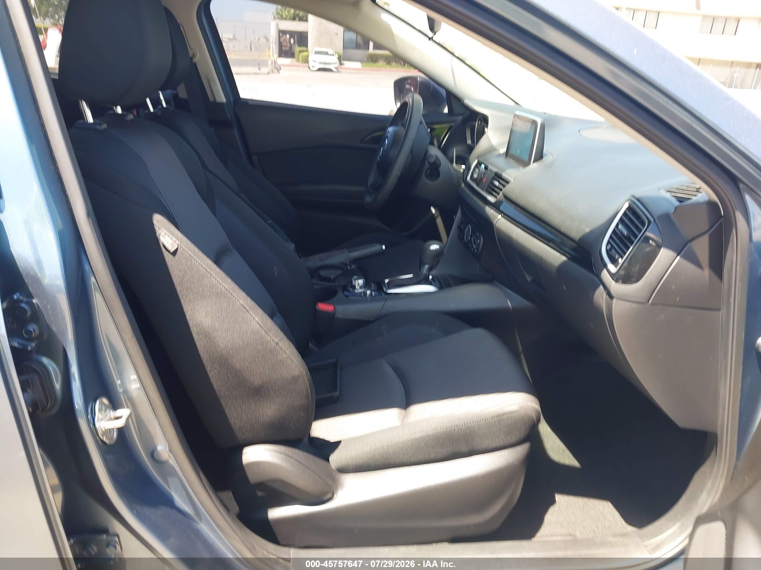 2015 Mazda Mazda3 I Touring Gray vin: JM1BM1V70F1269496