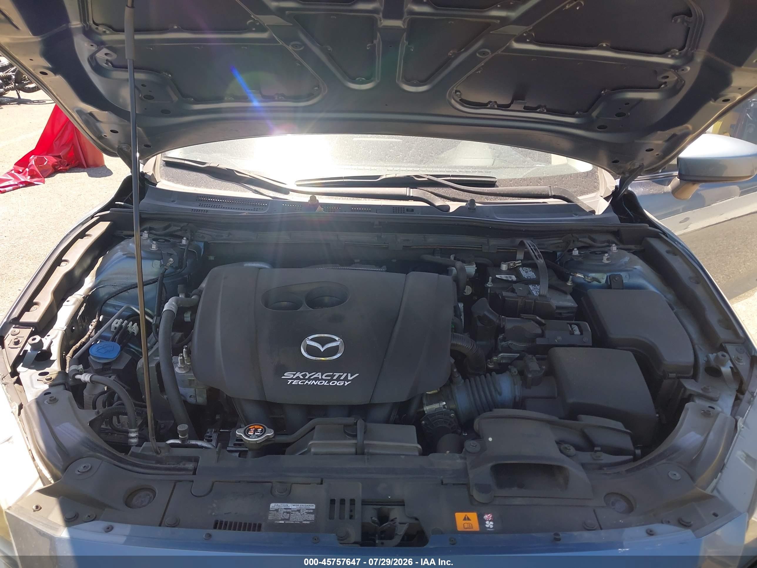 2015 Mazda Mazda3 I Touring Gray vin: JM1BM1V70F1269496