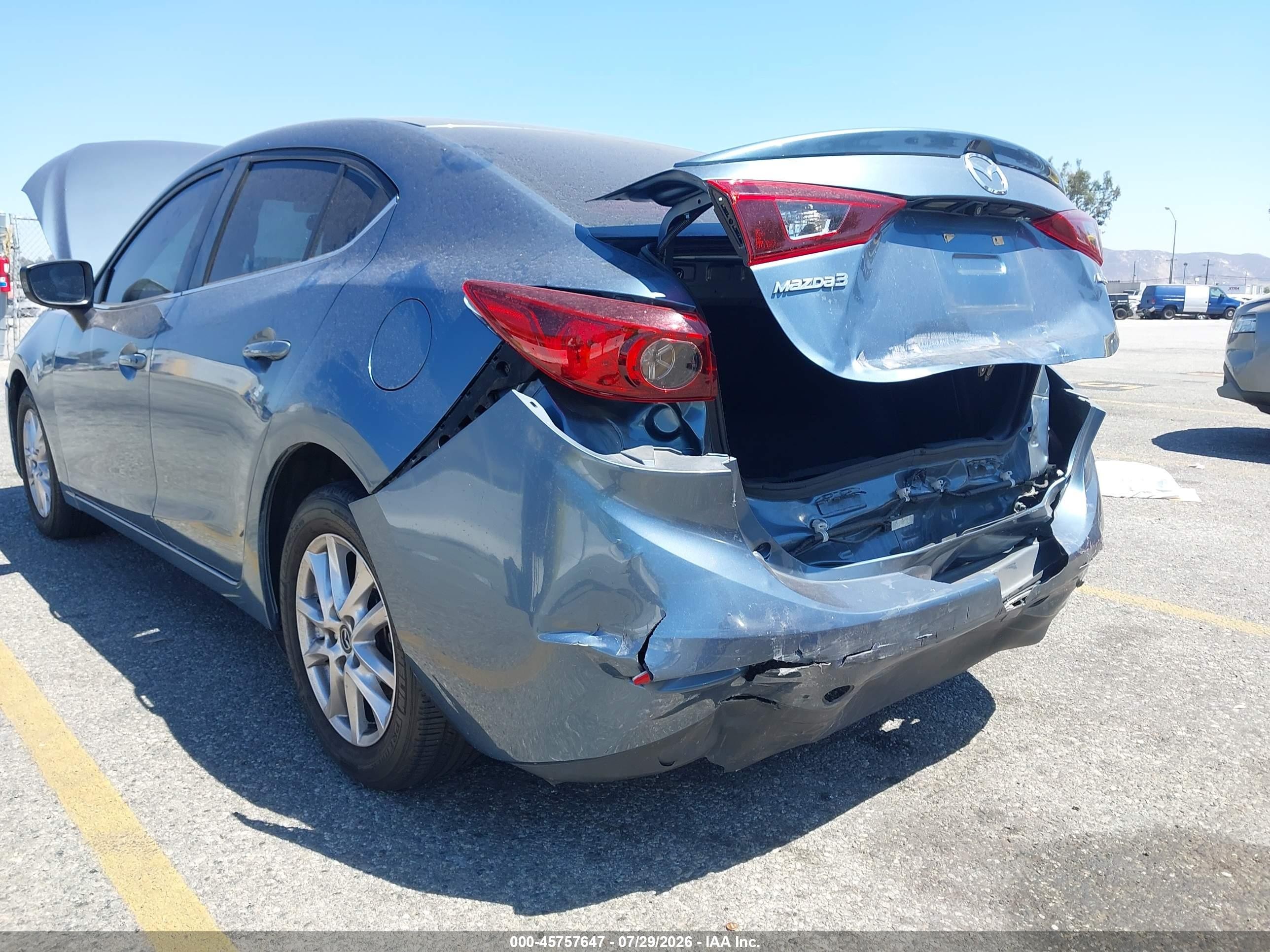 2015 Mazda Mazda3 I Touring Gray vin: JM1BM1V70F1269496