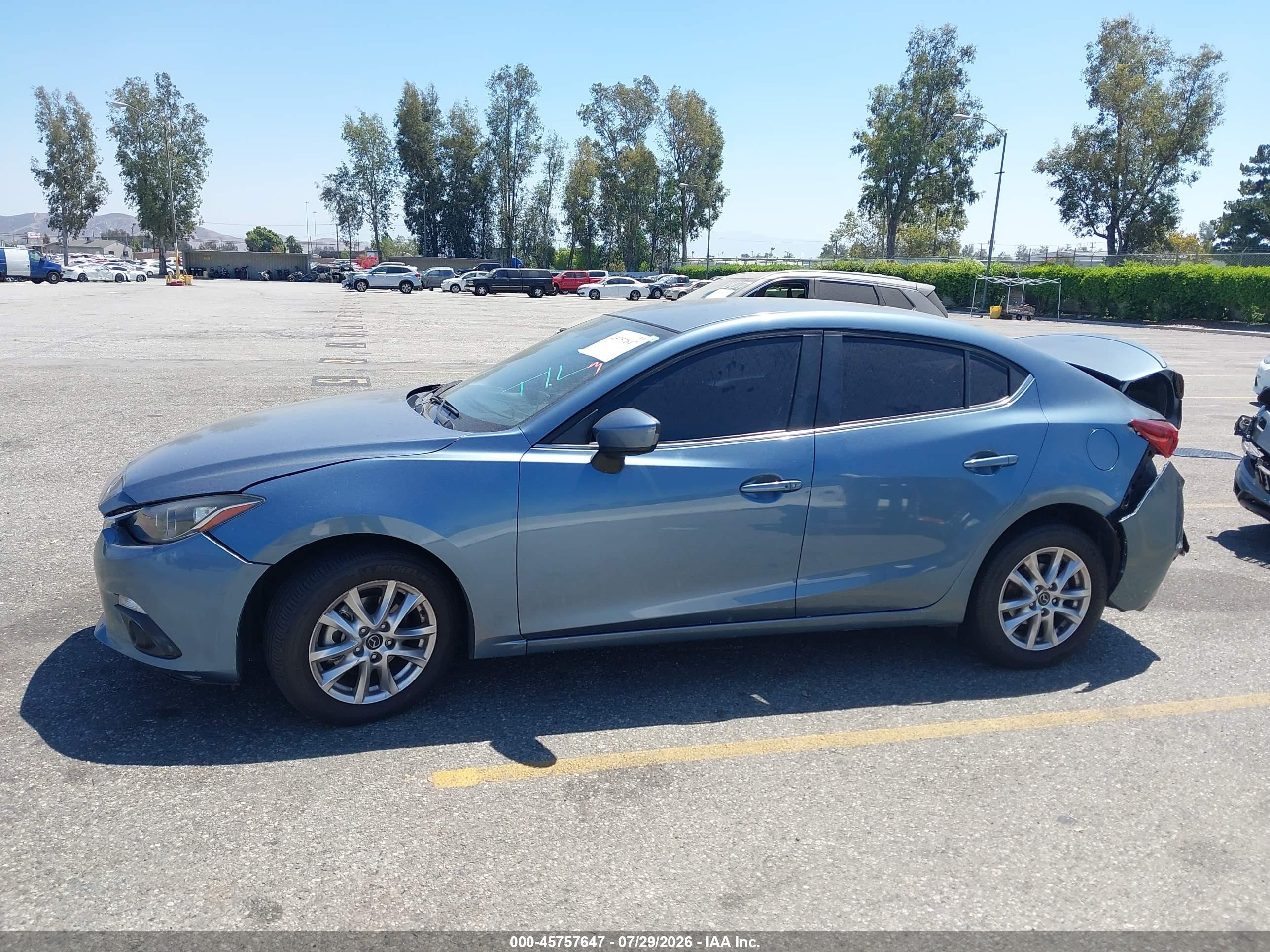 2015 Mazda Mazda3 I Touring Gray vin: JM1BM1V70F1269496