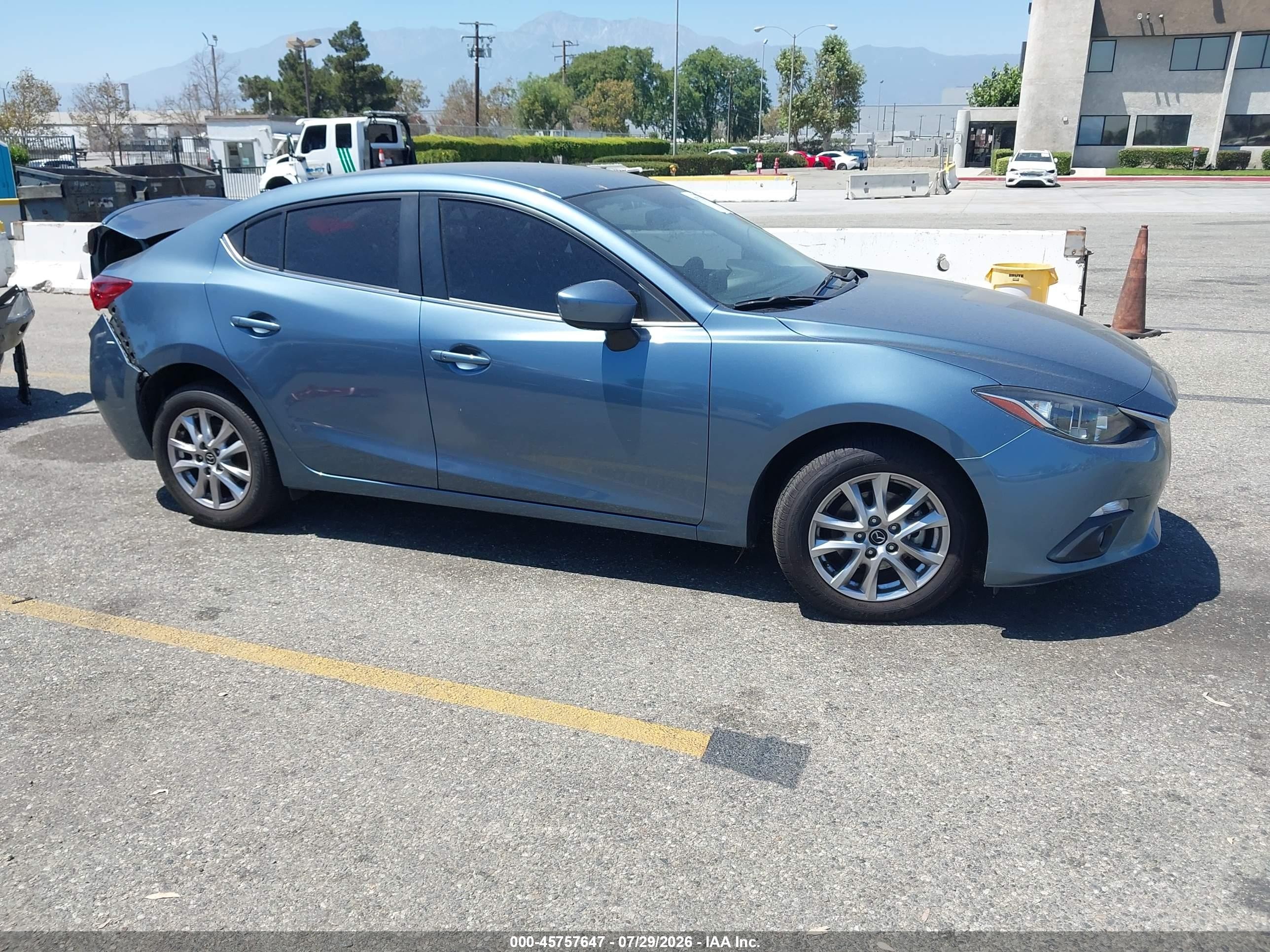 2015 Mazda Mazda3 I Touring Gray vin: JM1BM1V70F1269496