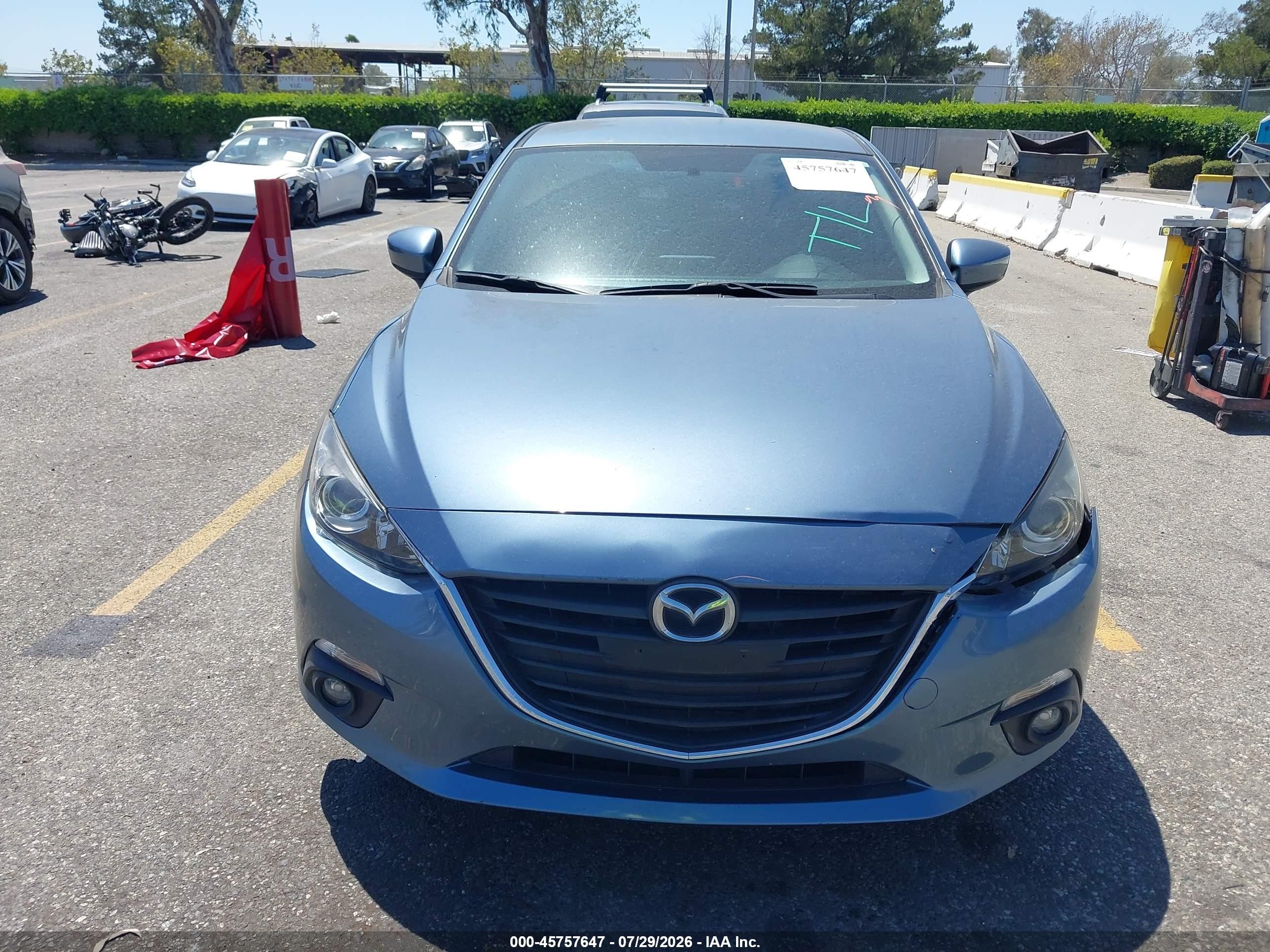 2015 Mazda Mazda3 I Touring Gray vin: JM1BM1V70F1269496