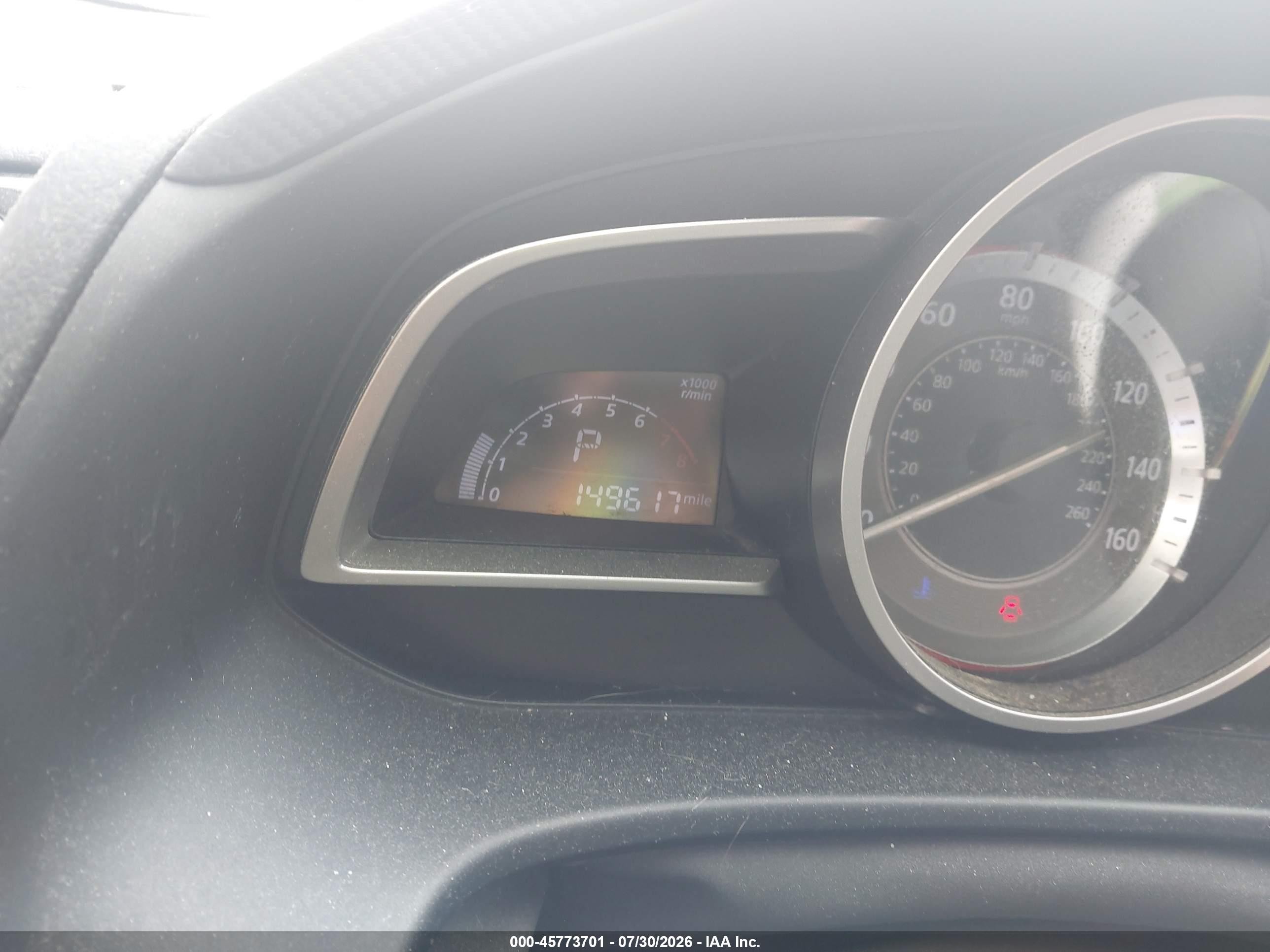 2014 Mazda Mazda3 I Touring Красный vin: JM1BM1V71E1138298