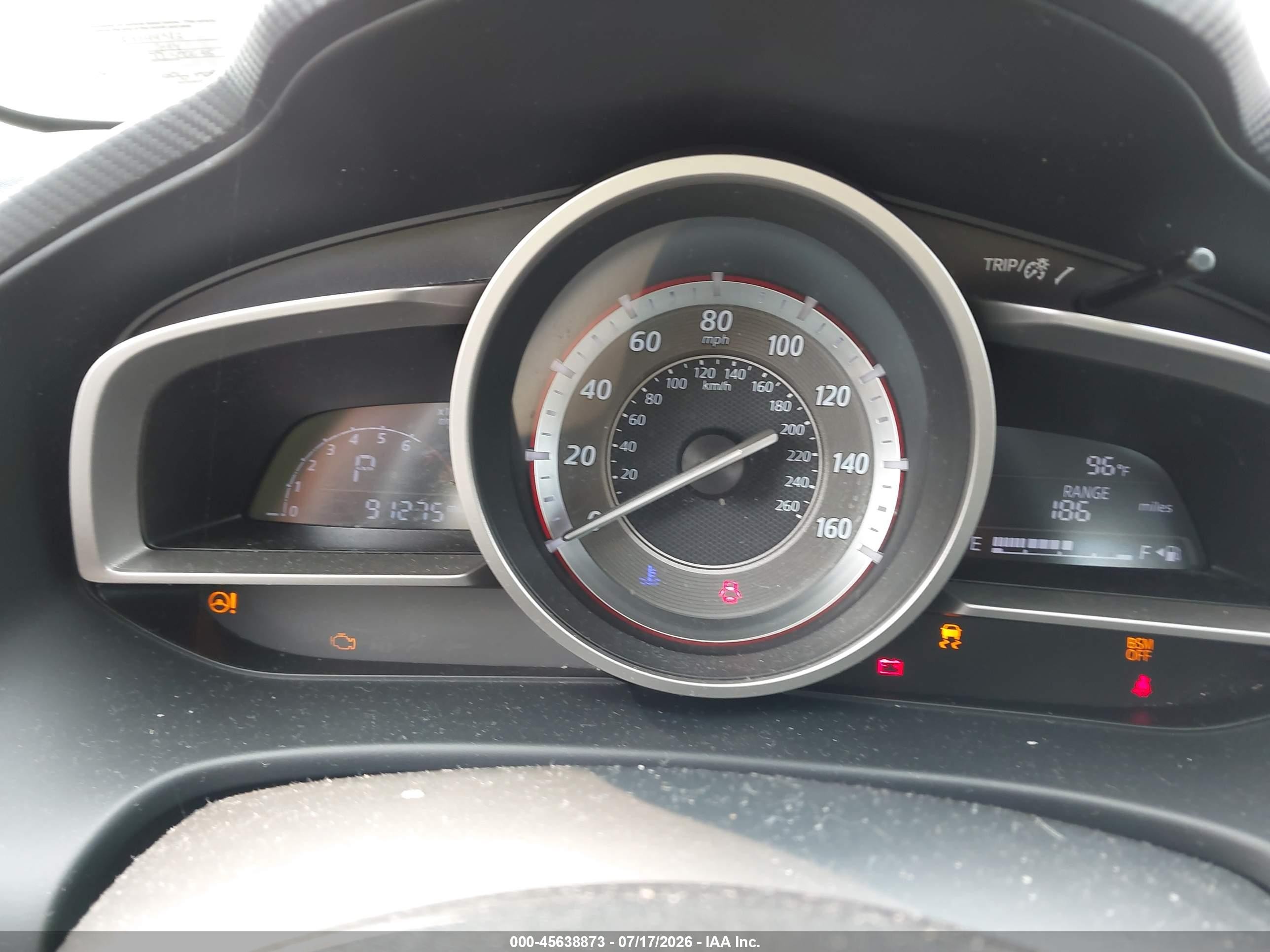 2014 Mazda Mazda3 I Touring Красный vin: JM1BM1V71E1144313