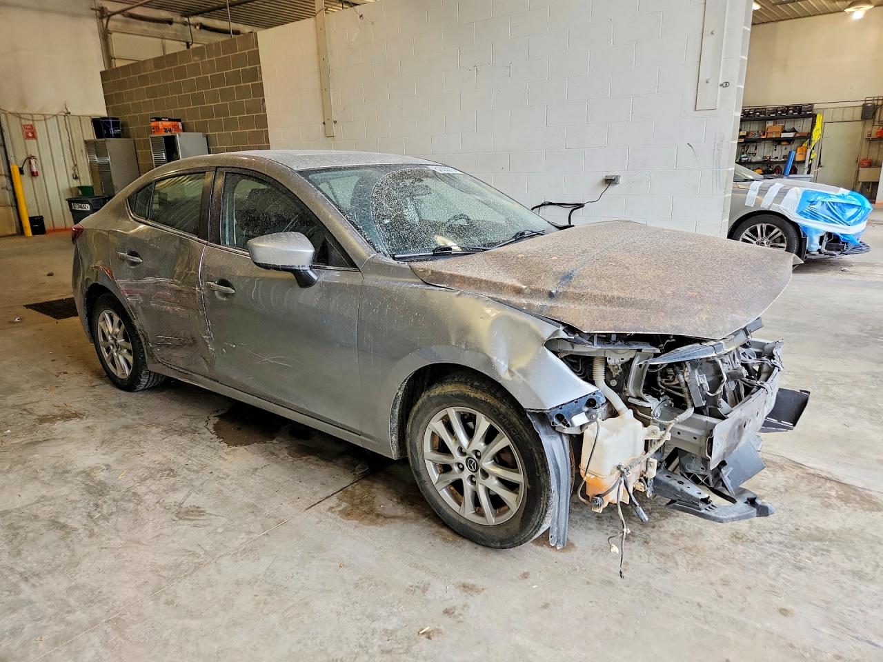 2014 Mazda 3 Touring Gray vin: JM1BM1V71E1151875
