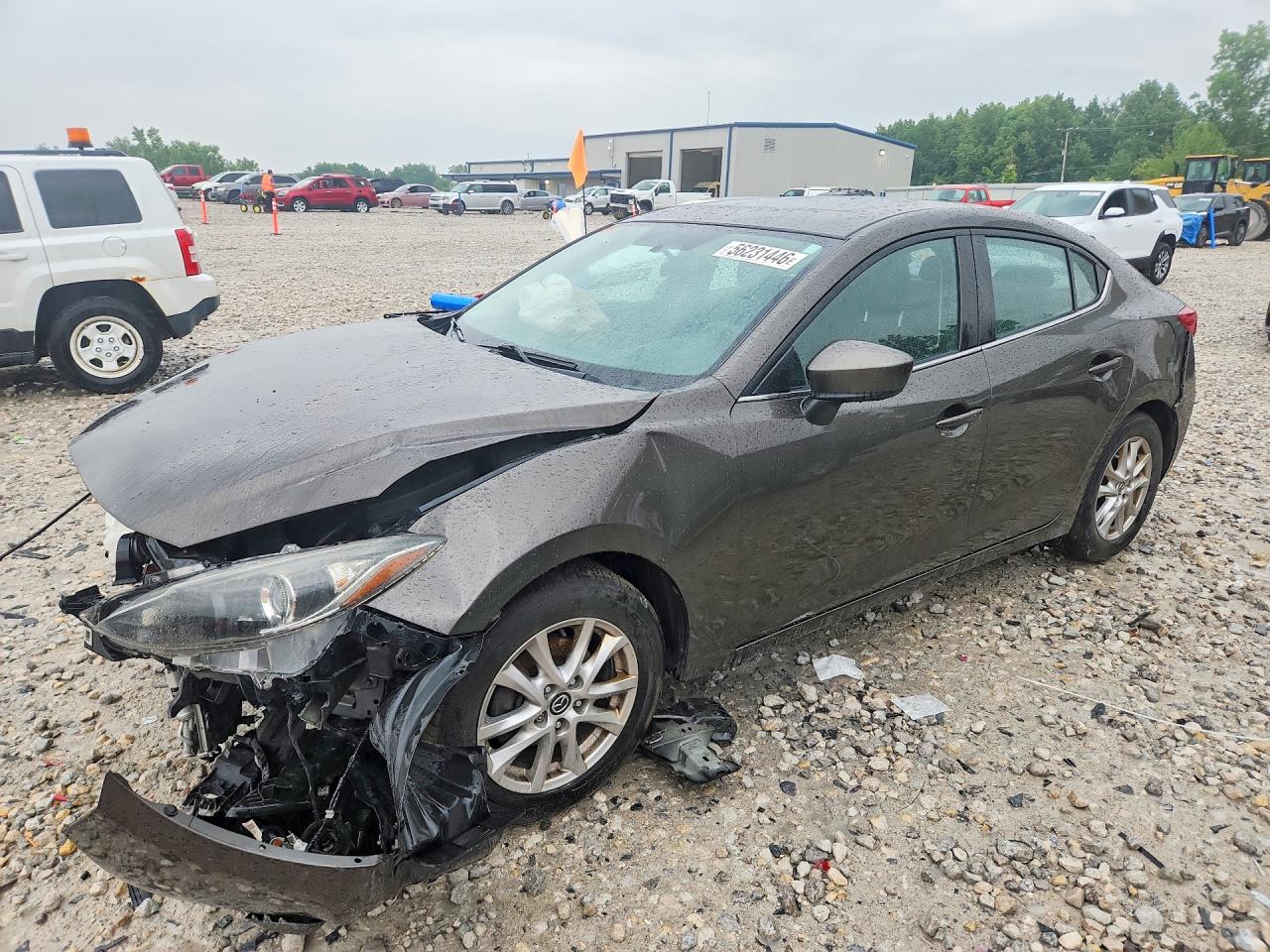 2014 Mazda 3 Touring Gray vin: JM1BM1V71E1156199