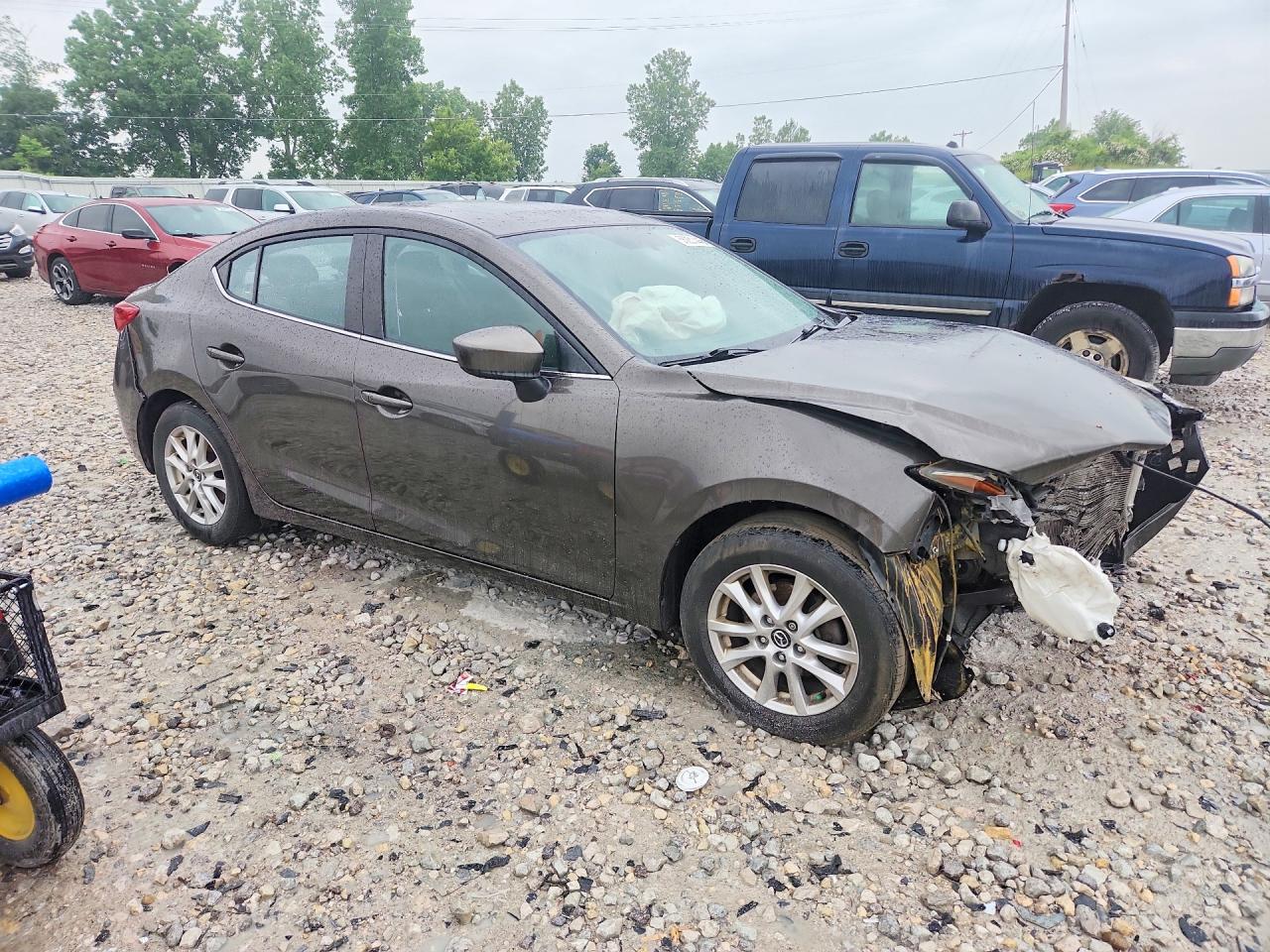 2014 Mazda 3 Touring Gray vin: JM1BM1V71E1156199