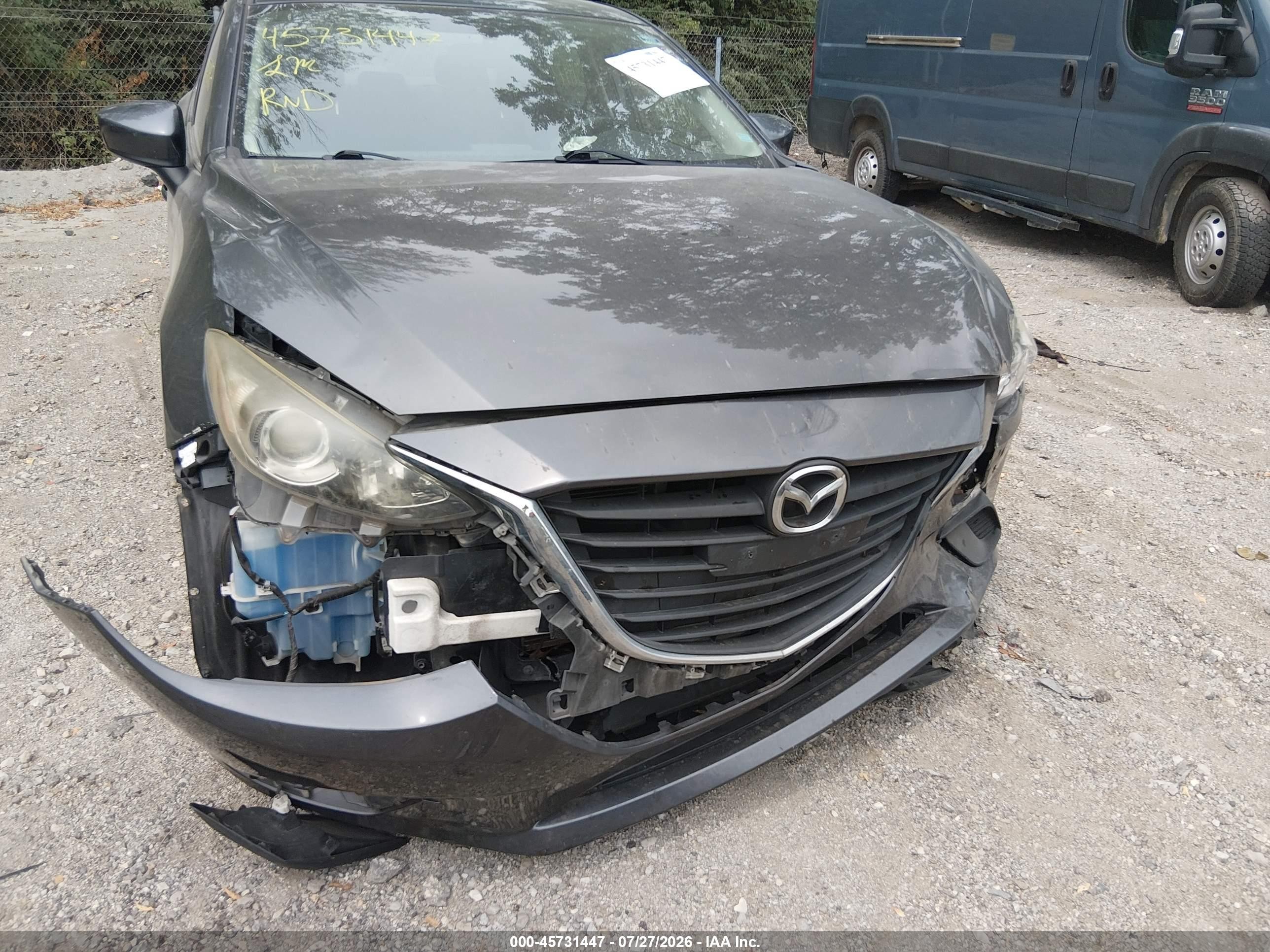 2014 Mazda Mazda3 I Touring Серый vin: JM1BM1V71E1196265