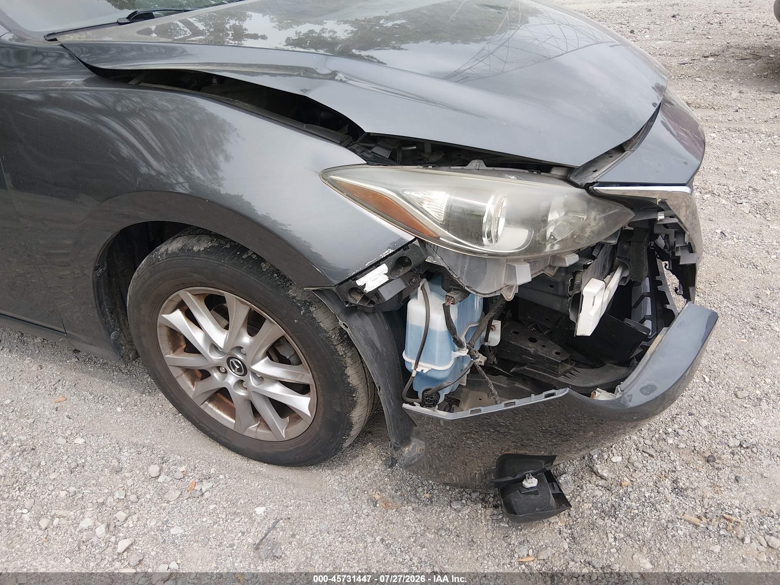 2014 Mazda Mazda3 I Touring Серый vin: JM1BM1V71E1196265