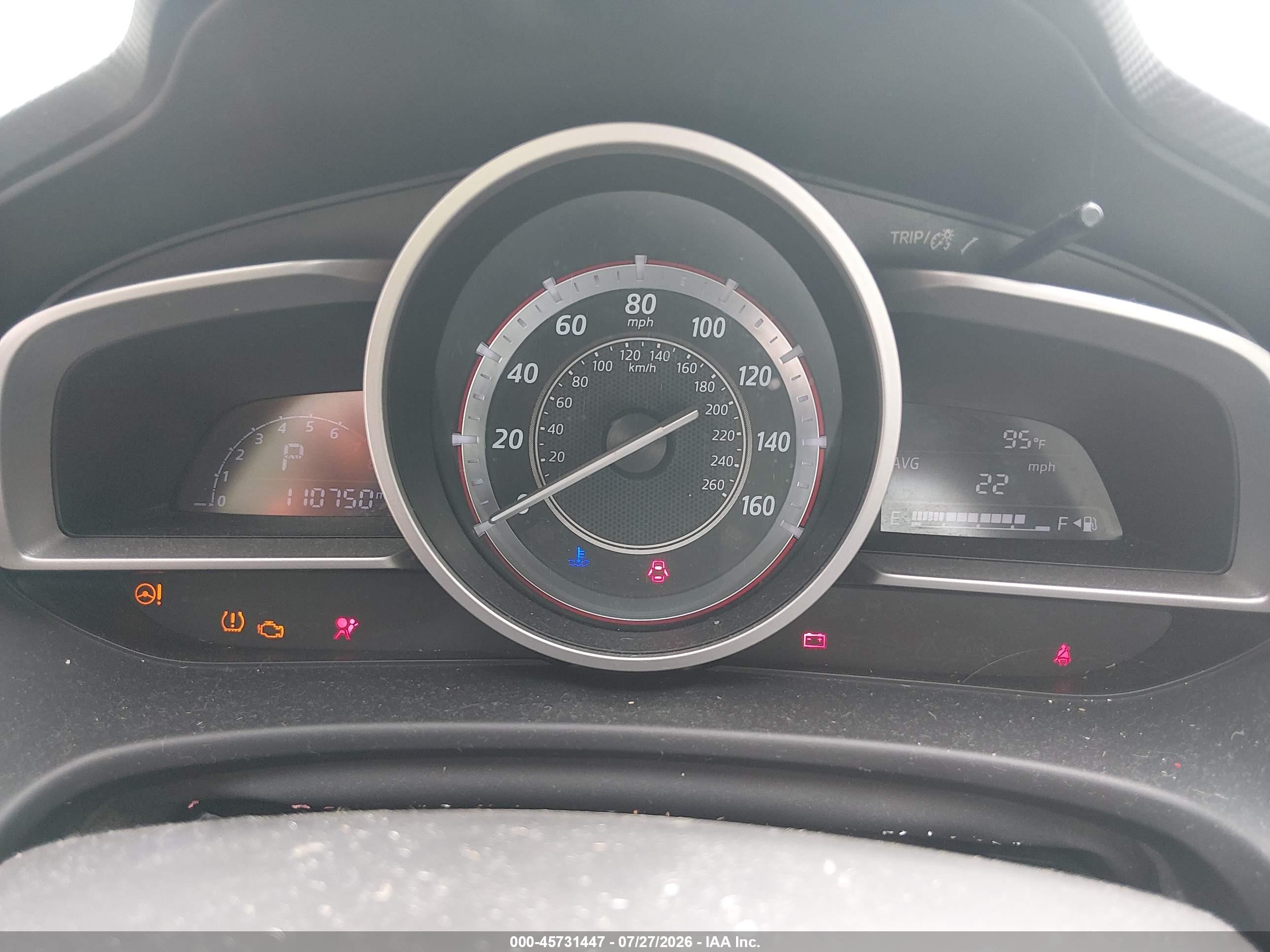 2014 Mazda Mazda3 I Touring Серый vin: JM1BM1V71E1196265