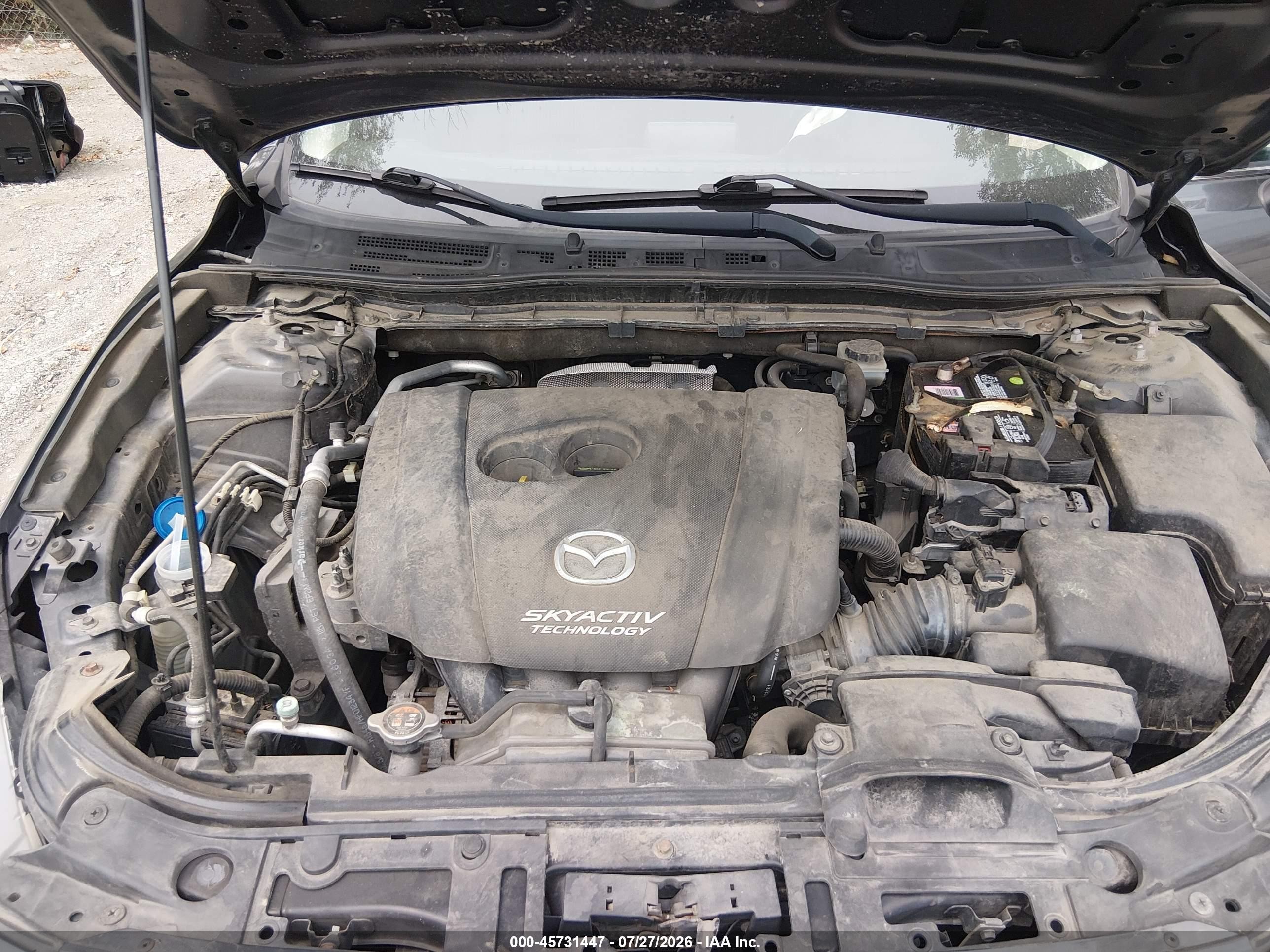 2014 Mazda Mazda3 I Touring Серый vin: JM1BM1V71E1196265