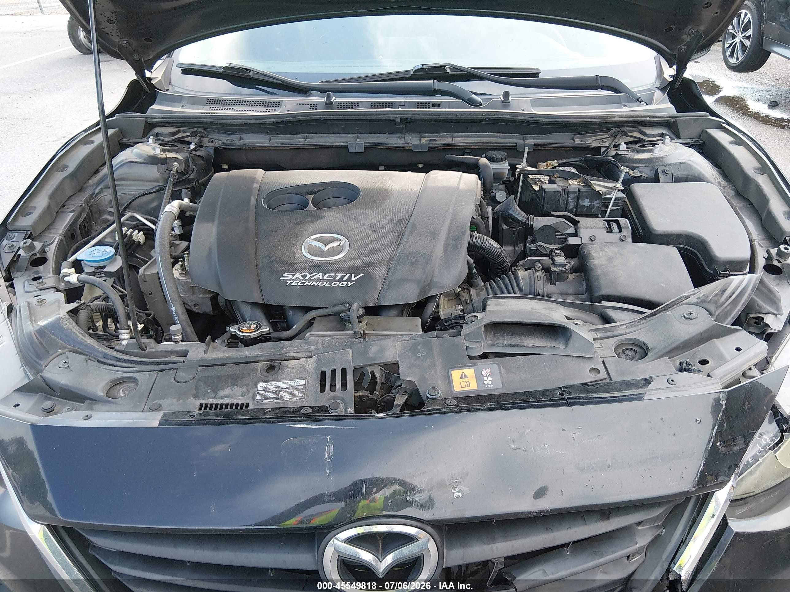 2015 Mazda Mazda3 I Touring Black vin: JM1BM1V71F1255428