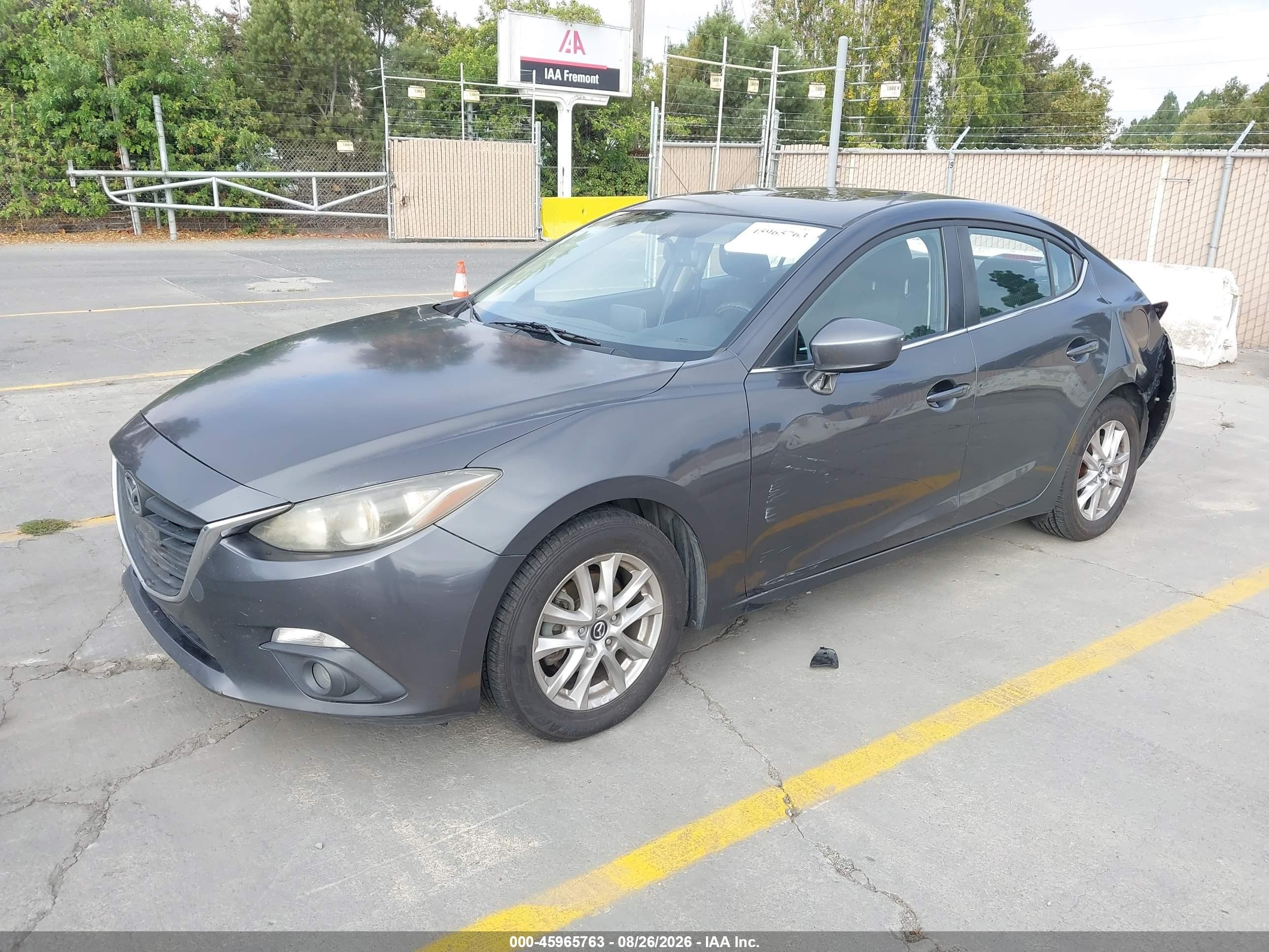 2015 Mazda Mazda3 I Touring Серый vin: JM1BM1V71F1258443