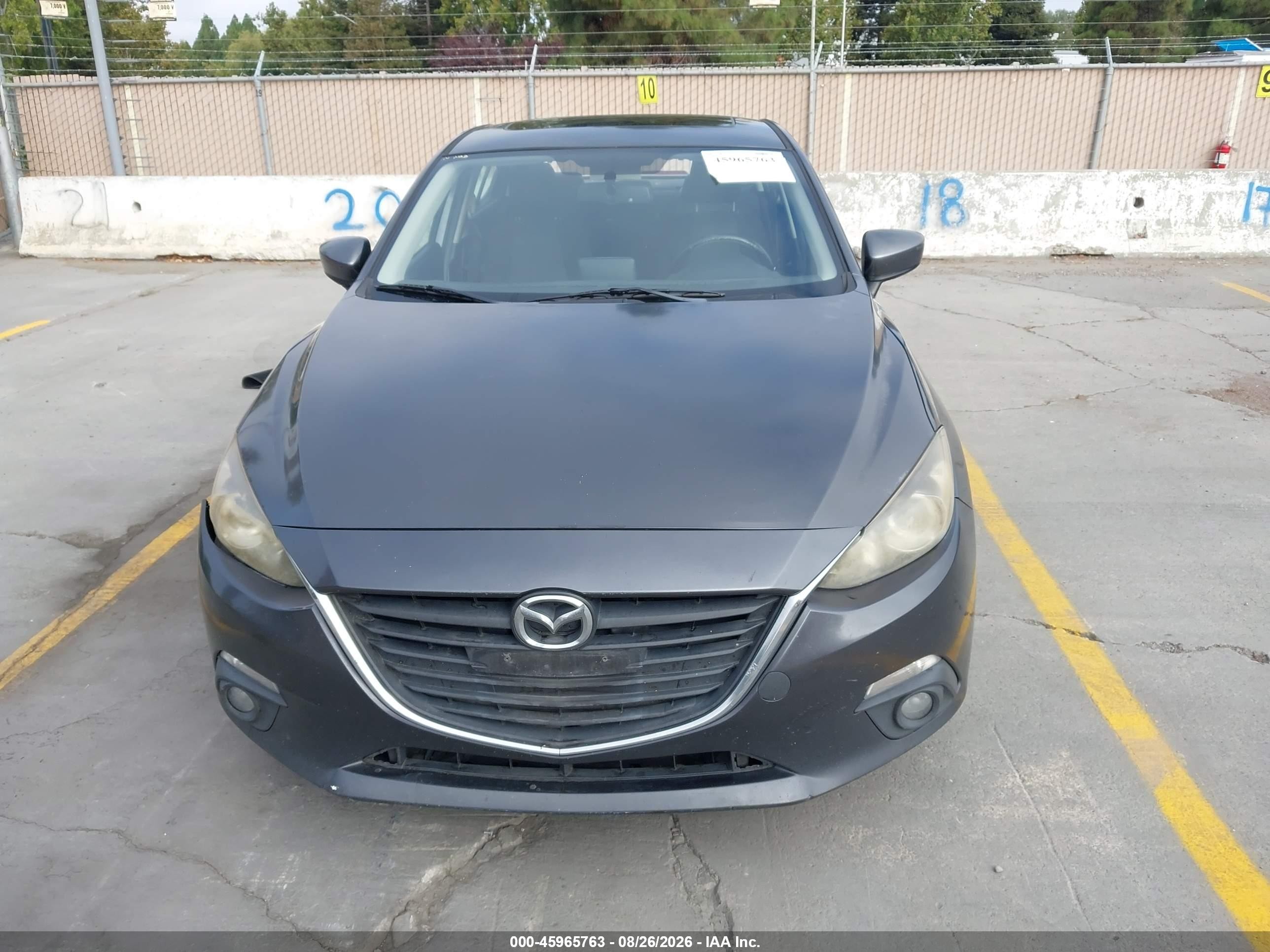 2015 Mazda Mazda3 I Touring Серый vin: JM1BM1V71F1258443