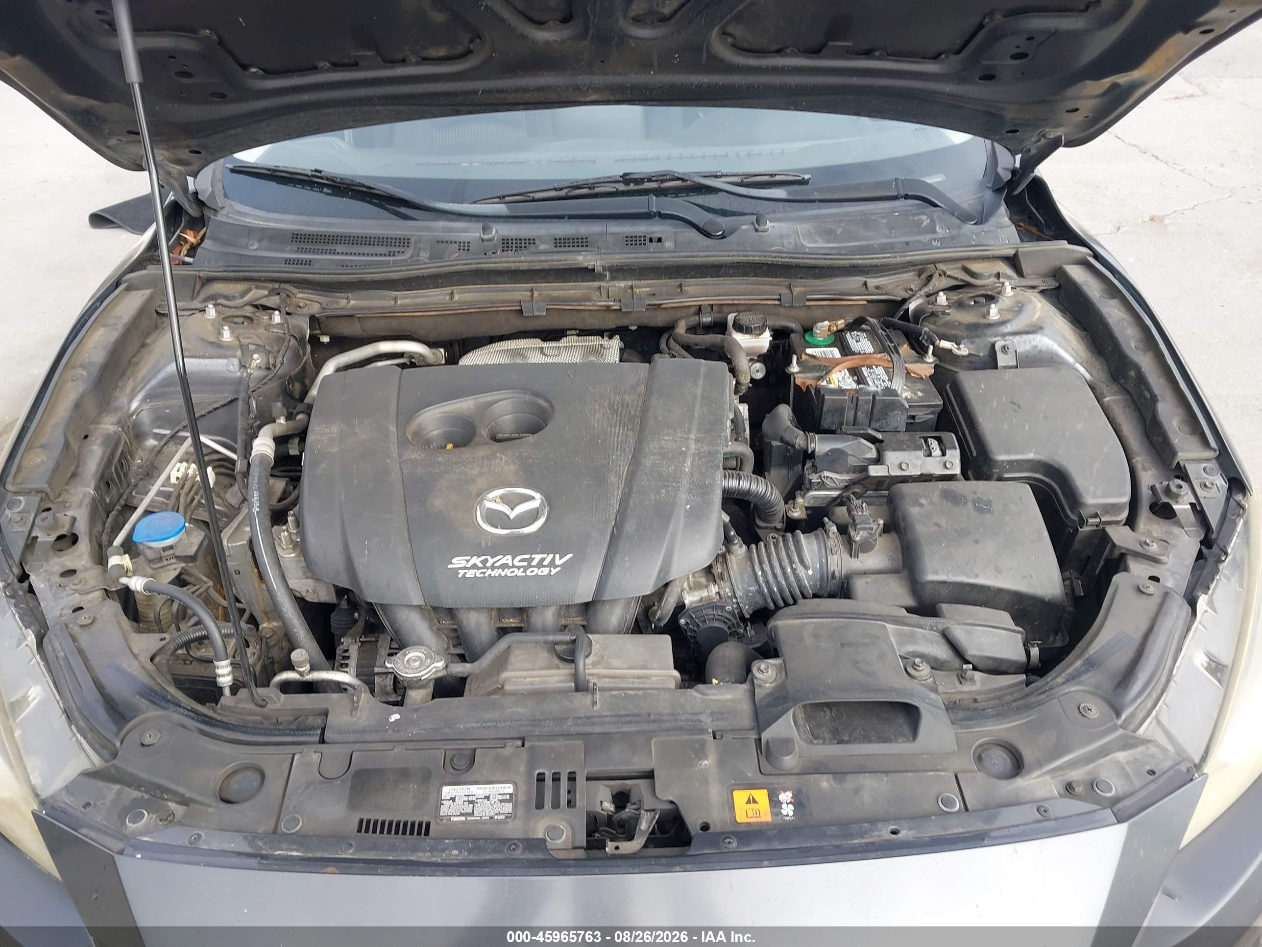 2015 Mazda Mazda3 I Touring Серый vin: JM1BM1V71F1258443