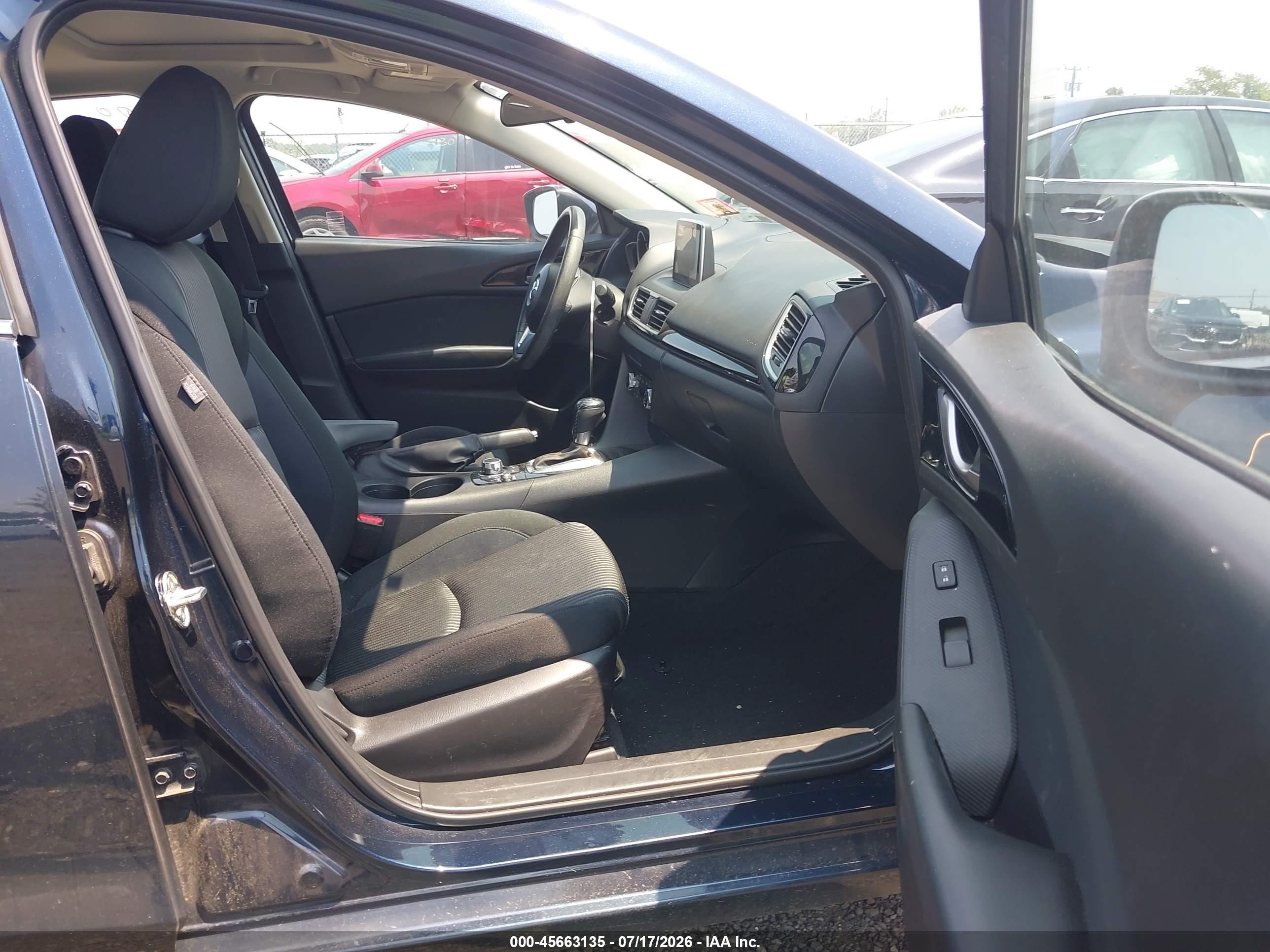 2015 Mazda Mazda3 I Touring Blue vin: JM1BM1V71F1265604