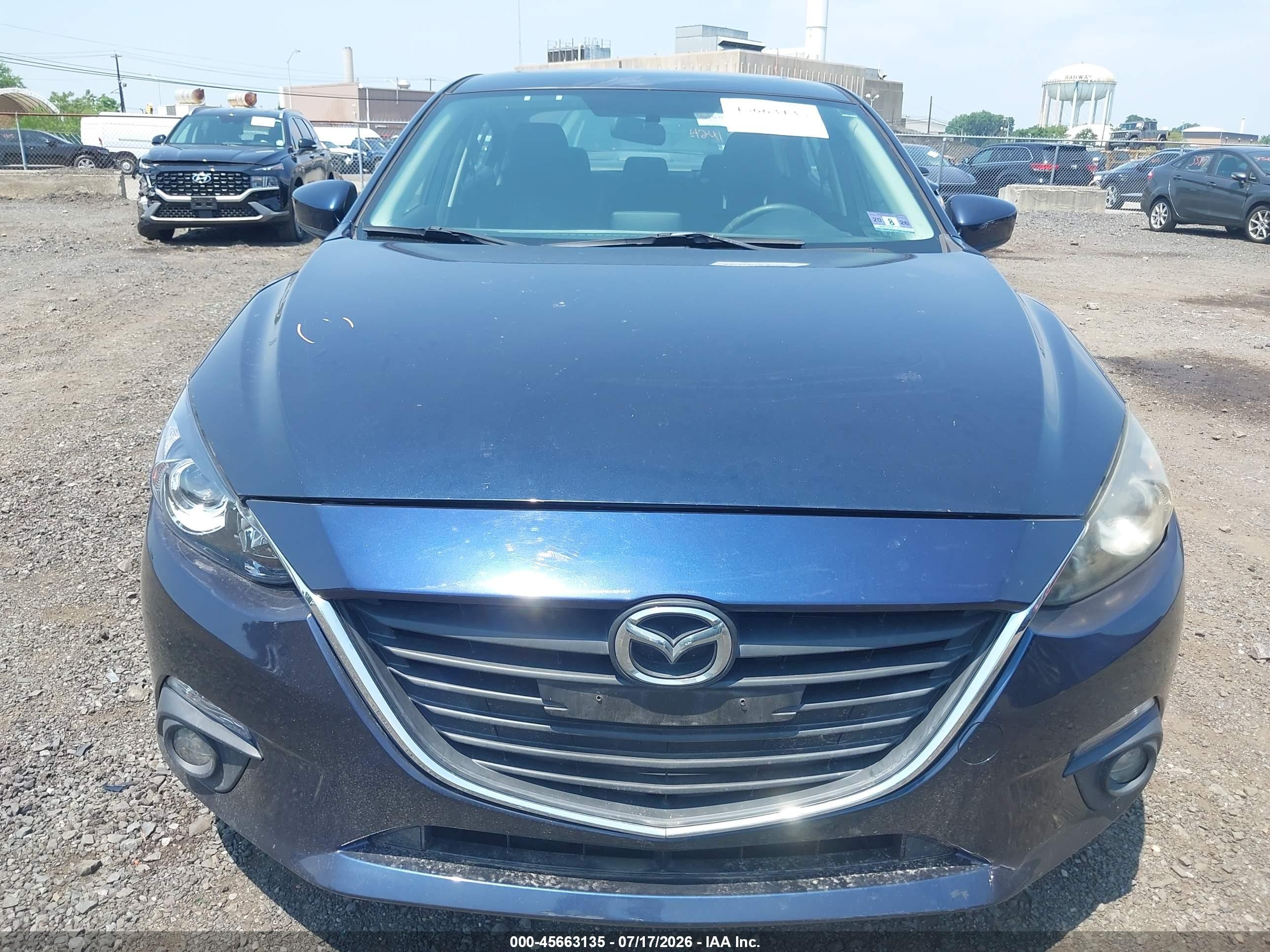 2015 Mazda Mazda3 I Touring Blue vin: JM1BM1V71F1265604