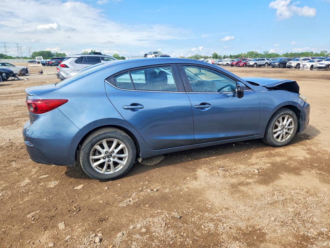 2015 Mazda 3 Touring Blue vin: JM1BM1V71F1267398