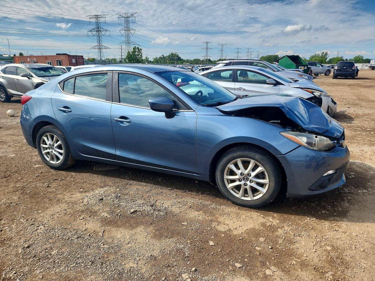 2015 Mazda 3 Touring Blue vin: JM1BM1V71F1267398