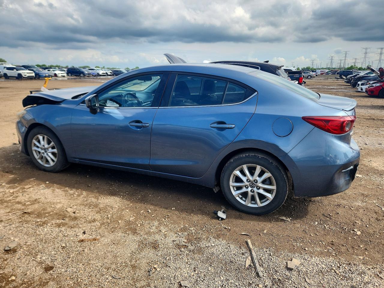 2015 Mazda 3 Touring Blue vin: JM1BM1V71F1267398