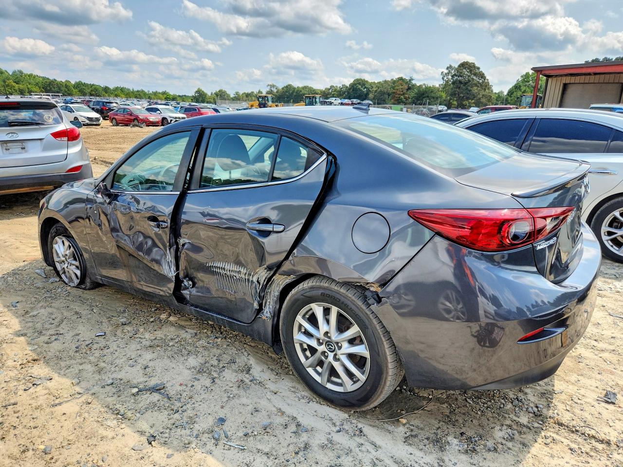 2015 Mazda 3 Touring Gray vin: JM1BM1V71F1271435