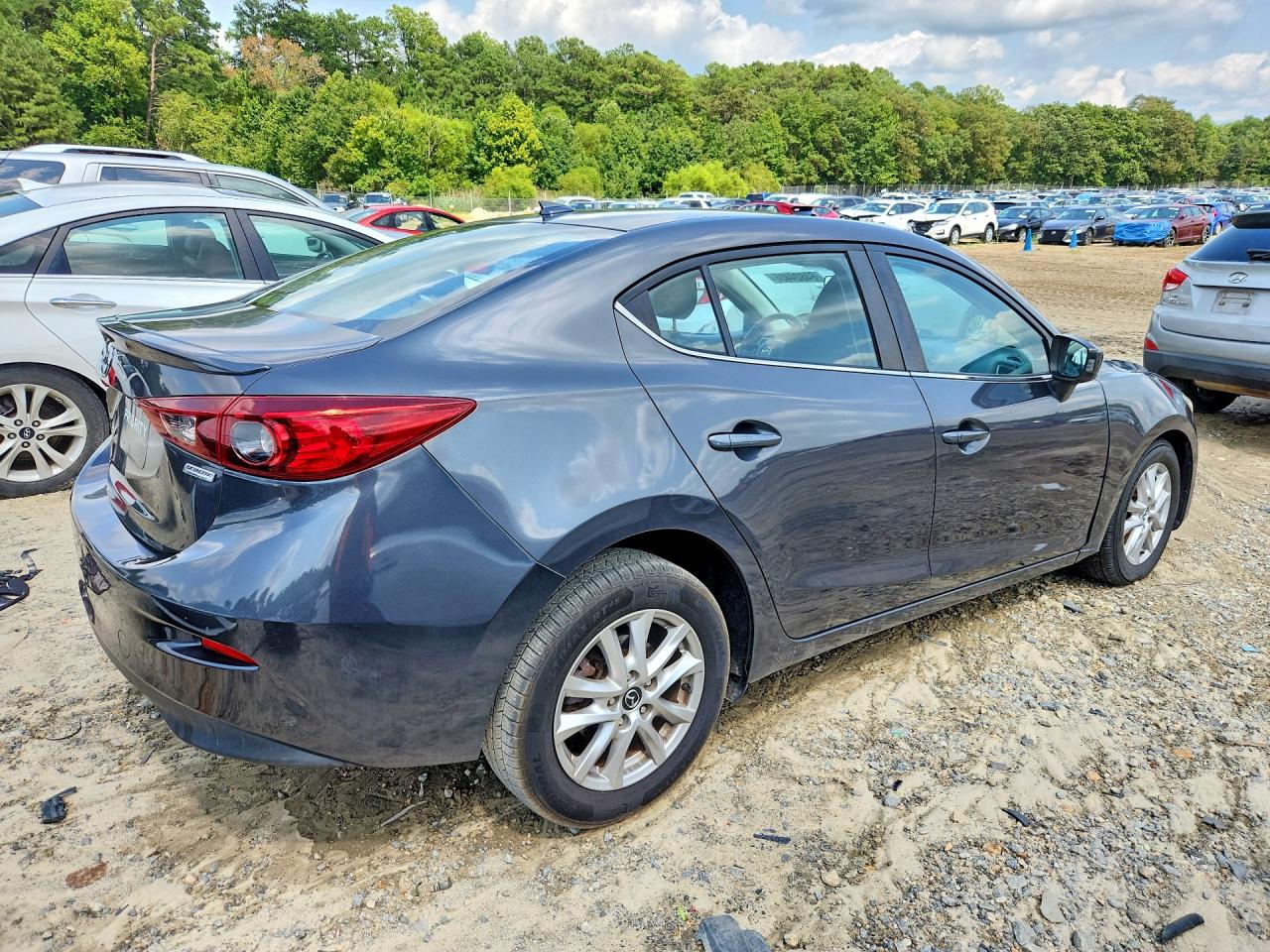 2015 Mazda 3 Touring Gray vin: JM1BM1V71F1271435