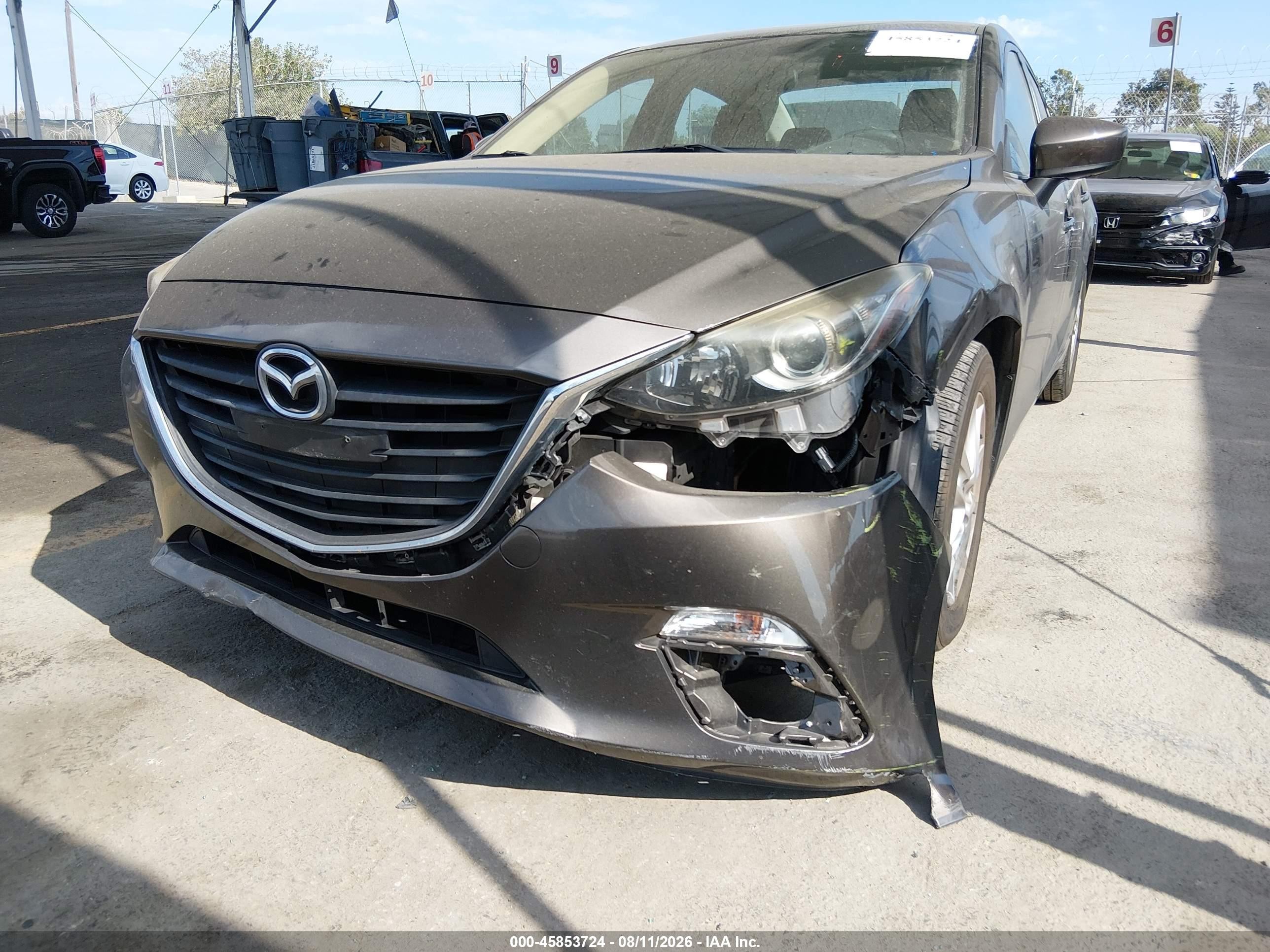 2014 Mazda Mazda3 I Touring Серый vin: JM1BM1V72E1110591