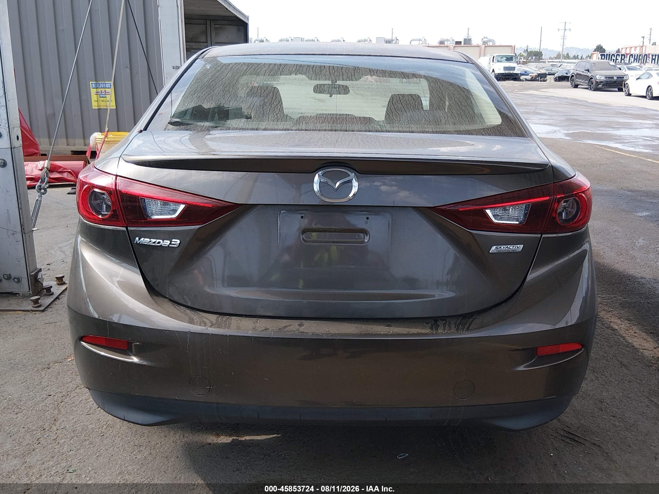 2014 Mazda Mazda3 I Touring Серый vin: JM1BM1V72E1110591