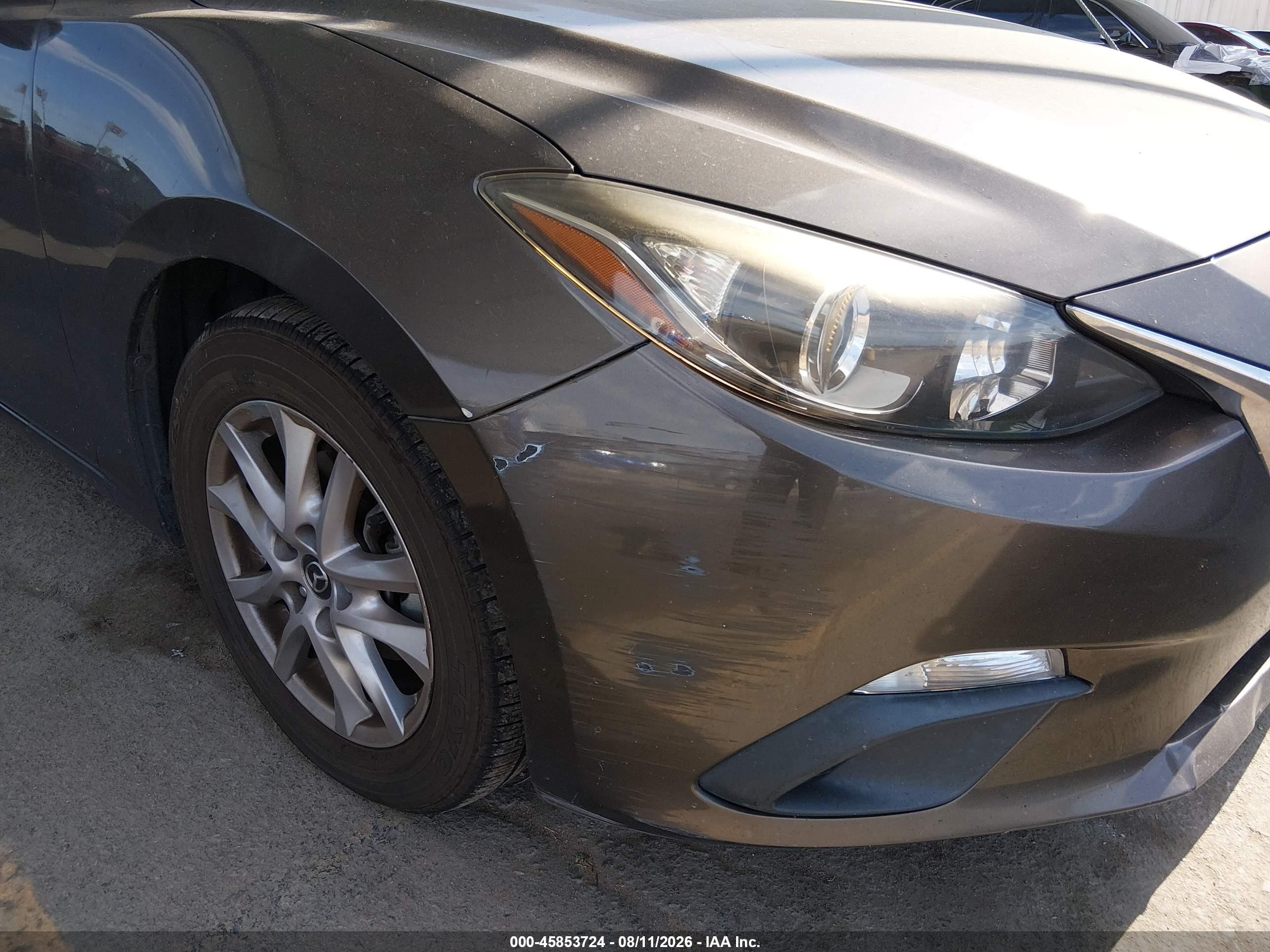 2014 Mazda Mazda3 I Touring Серый vin: JM1BM1V72E1110591
