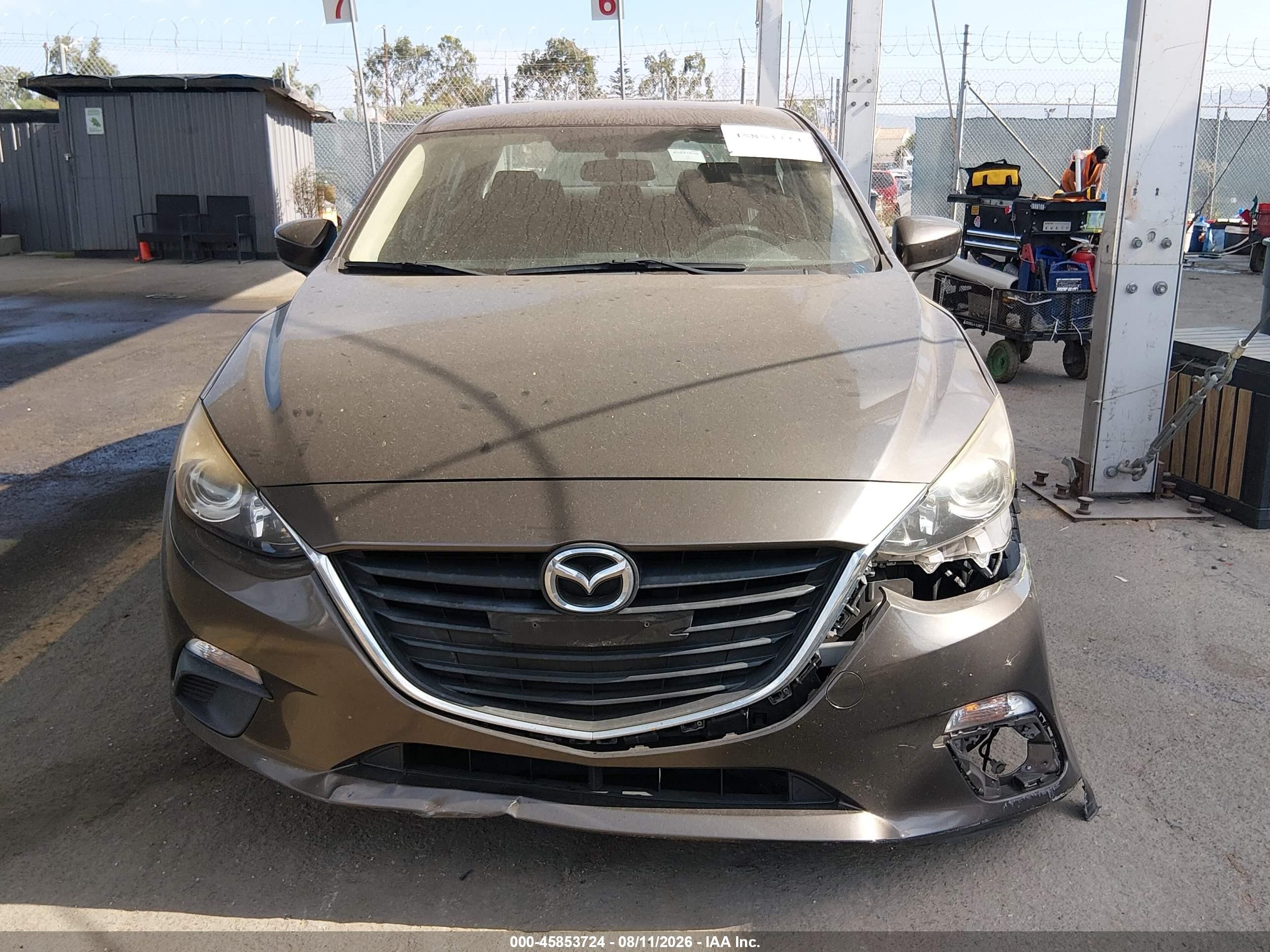 2014 Mazda Mazda3 I Touring Серый vin: JM1BM1V72E1110591
