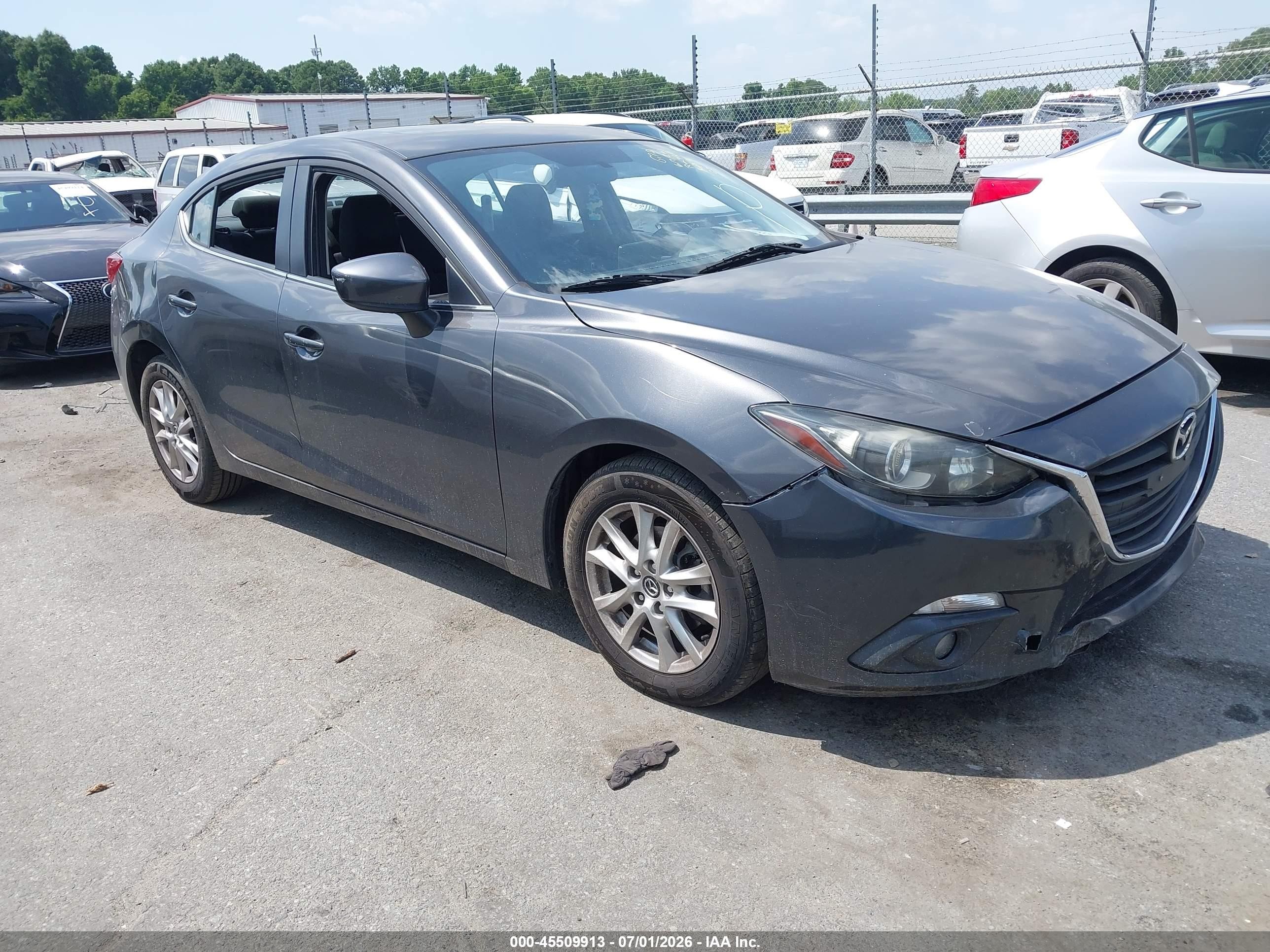 2015 Mazda Mazda3 I Touring Gray vin: JM1BM1V72F1247922
