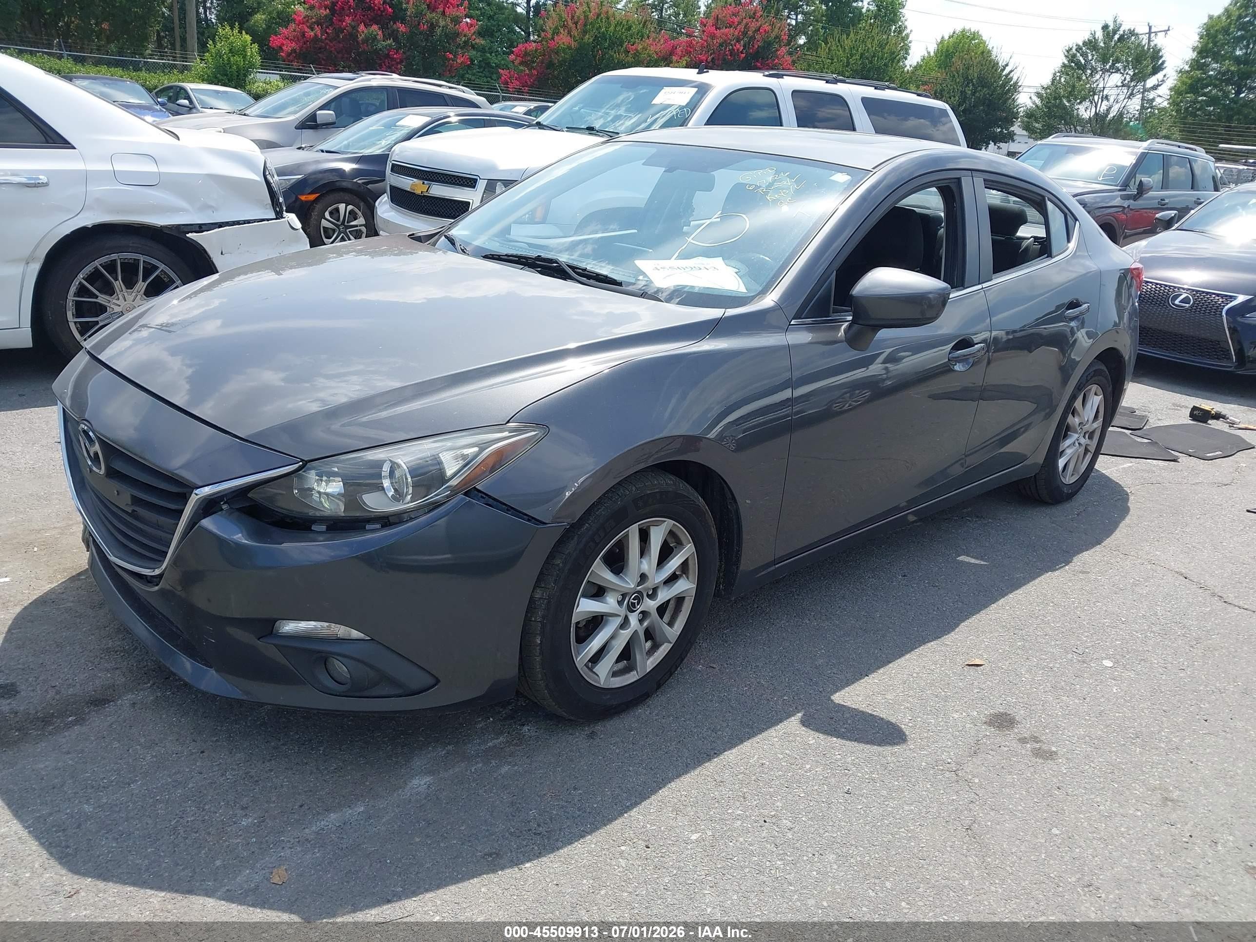 2015 Mazda Mazda3 I Touring Gray vin: JM1BM1V72F1247922