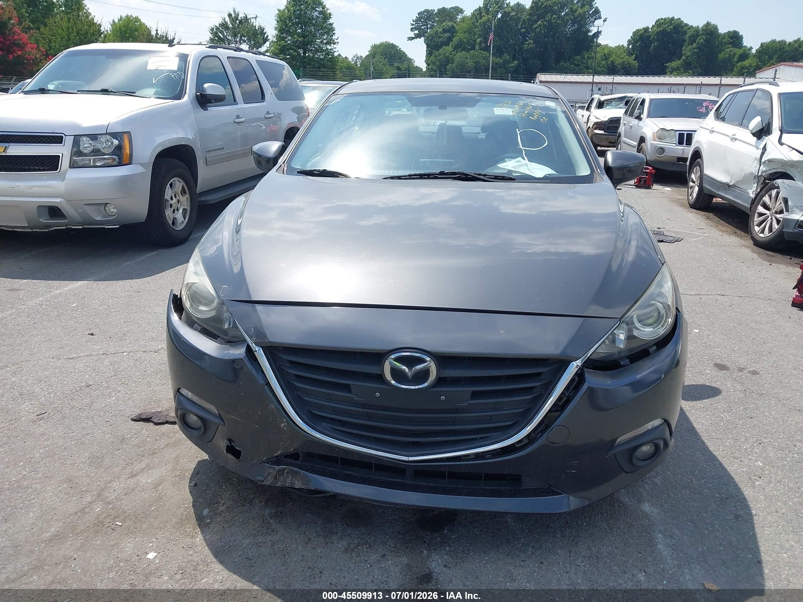 2015 Mazda Mazda3 I Touring Gray vin: JM1BM1V72F1247922