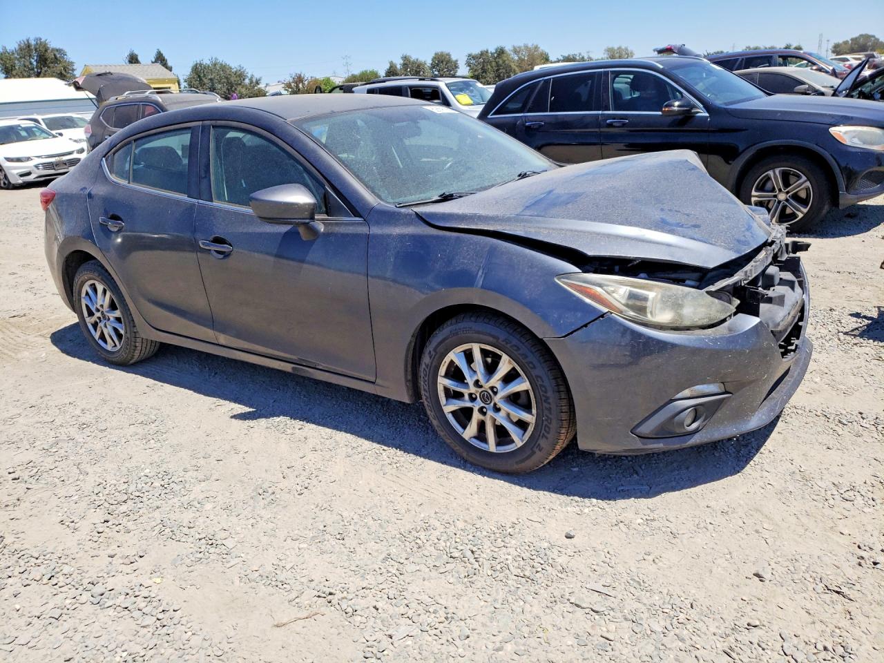 2015 Mazda 3 Touring Gray vin: JM1BM1V72F1248830
