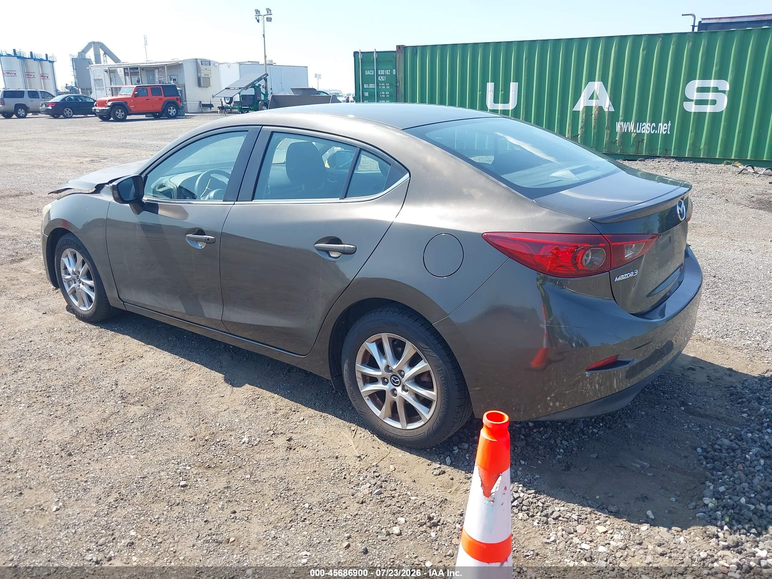 2015 Mazda Mazda3 I Touring Gray vin: JM1BM1V72F1249377